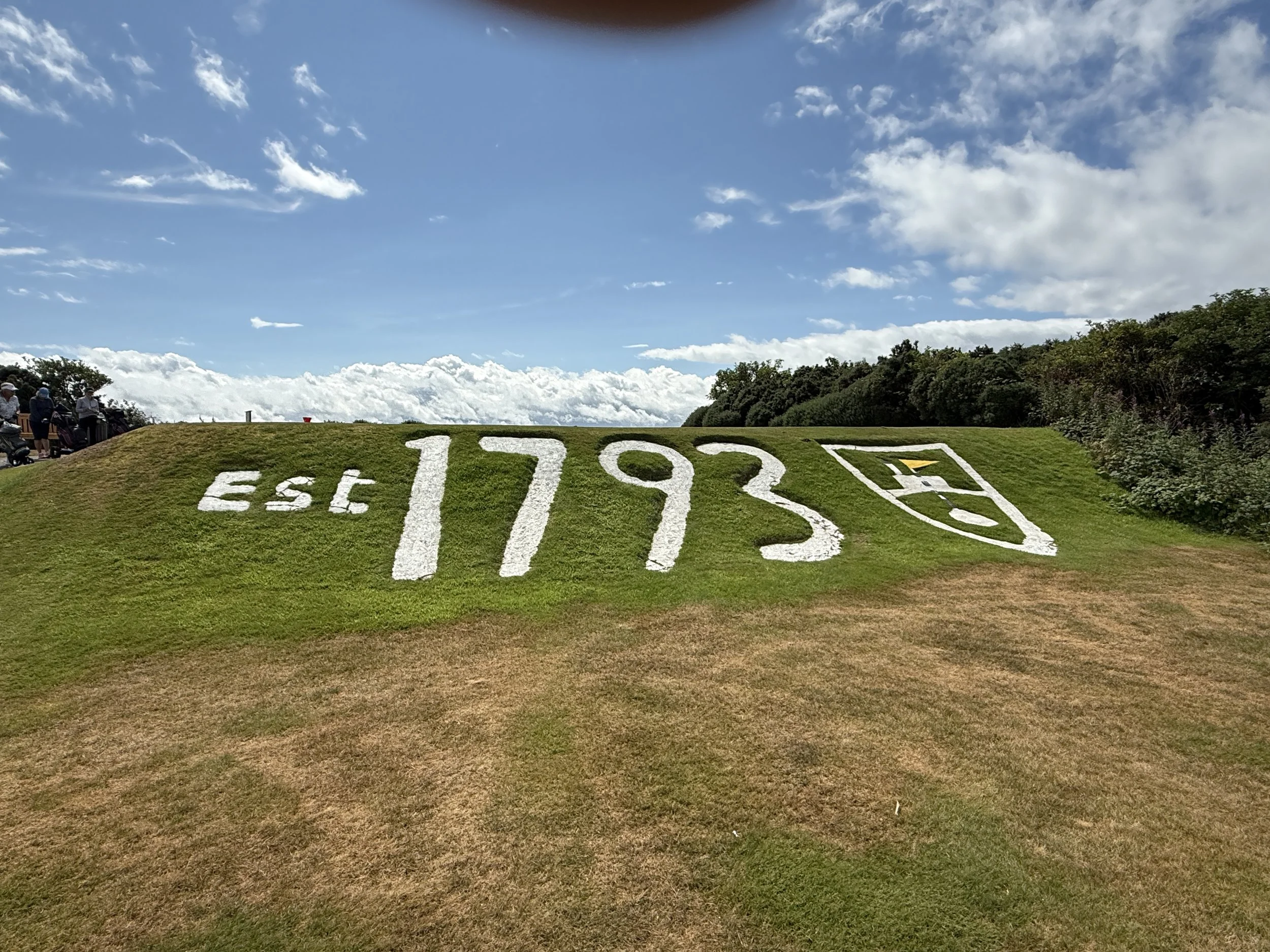 Last Hole at Fortrose & Rosemarkie Golf Course in the Scottish Highlands.
