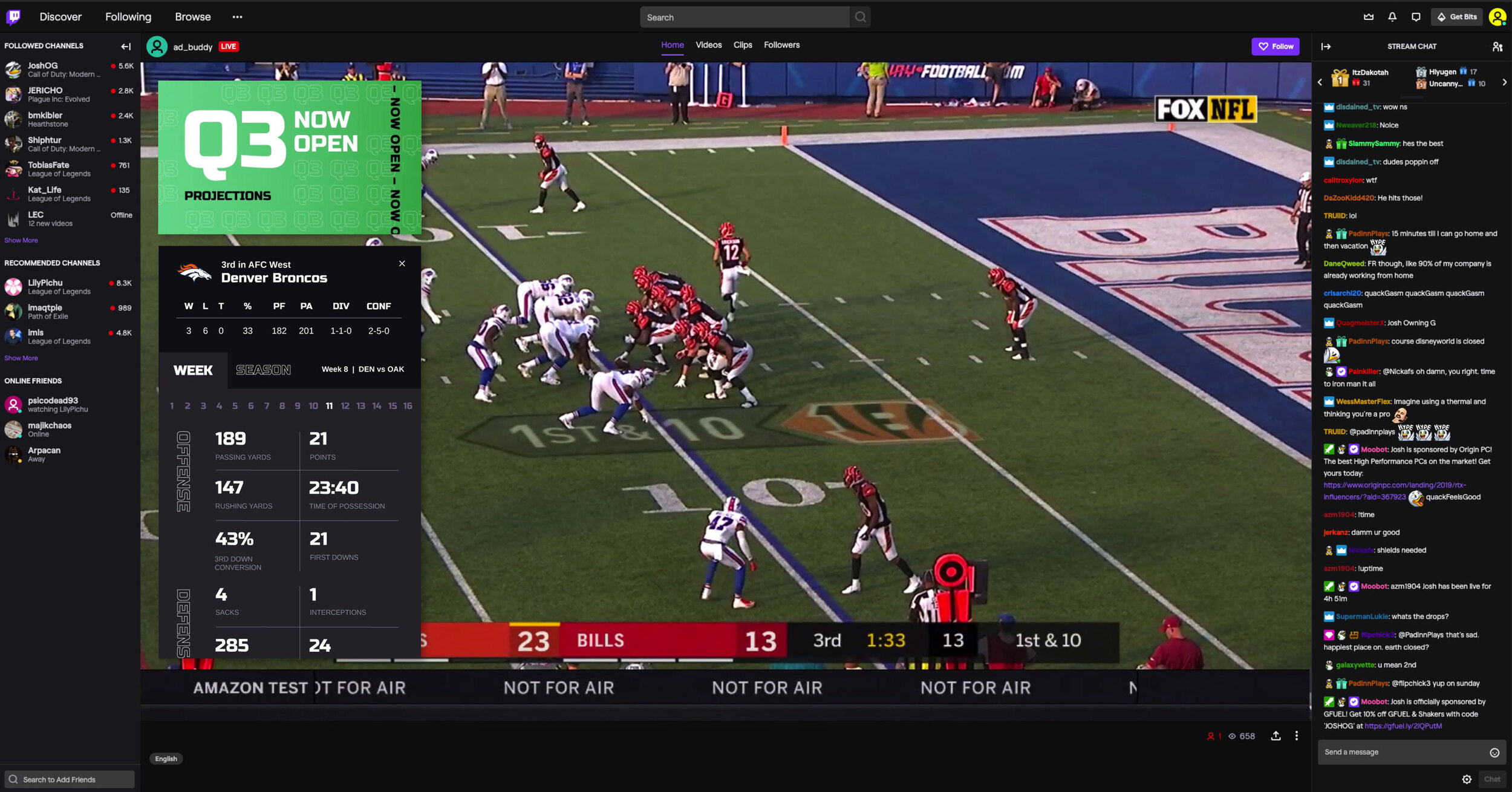 Thursday Night Football Live Extension Tool Of North America