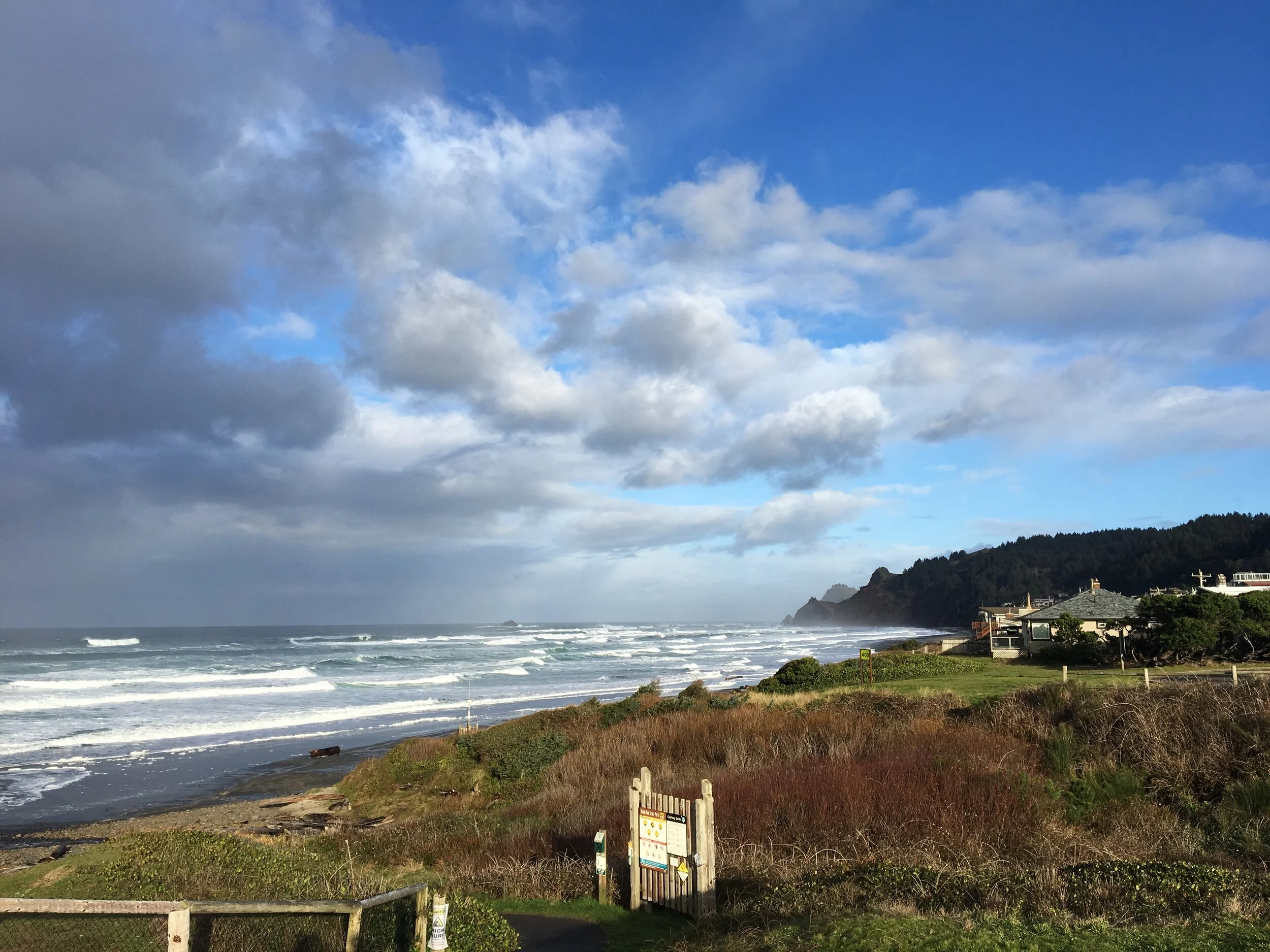 Stormy afternoon on the Oregon Coast