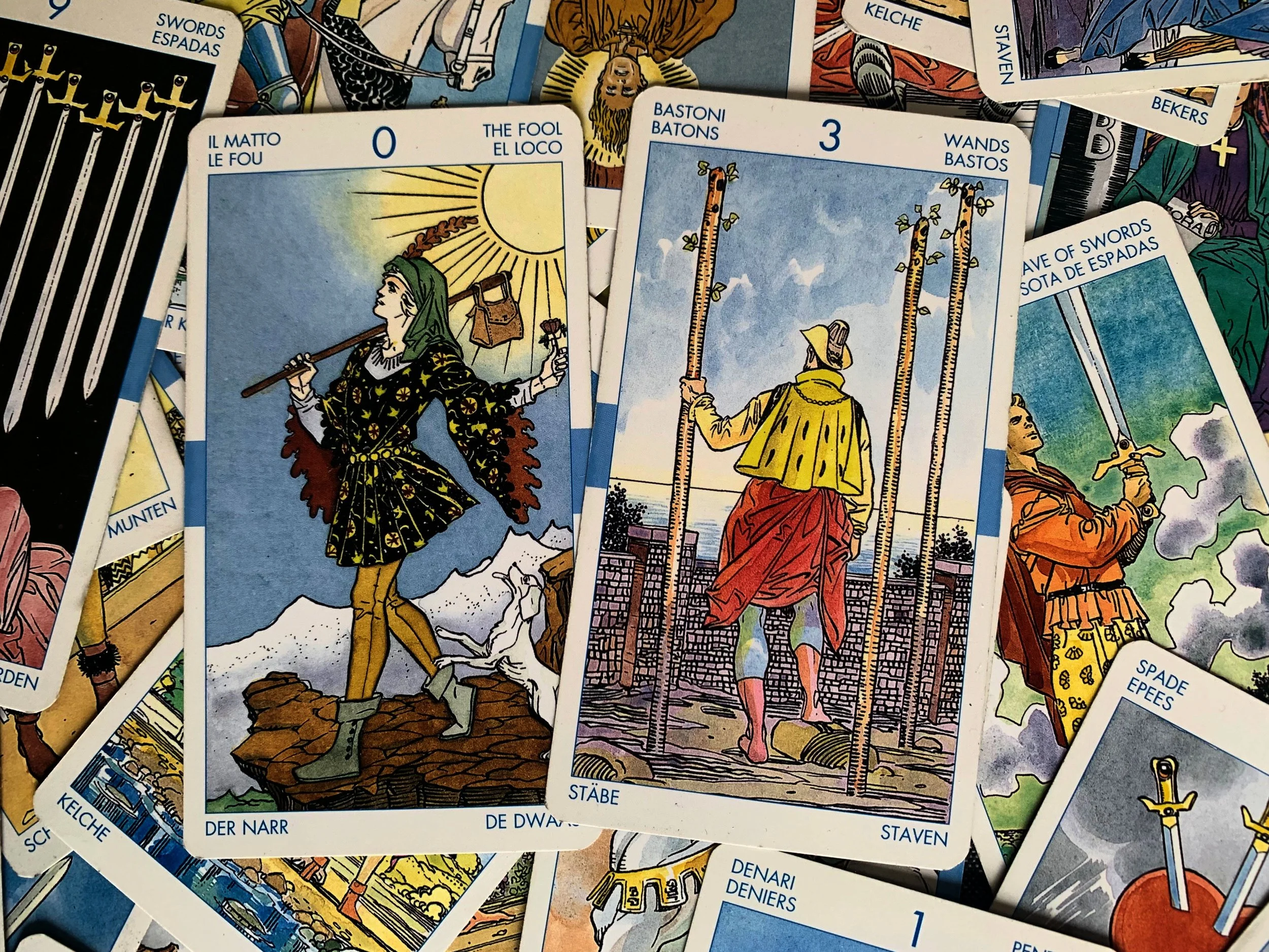 The Fool &amp; the Three of Wands. It's time to light your fire.