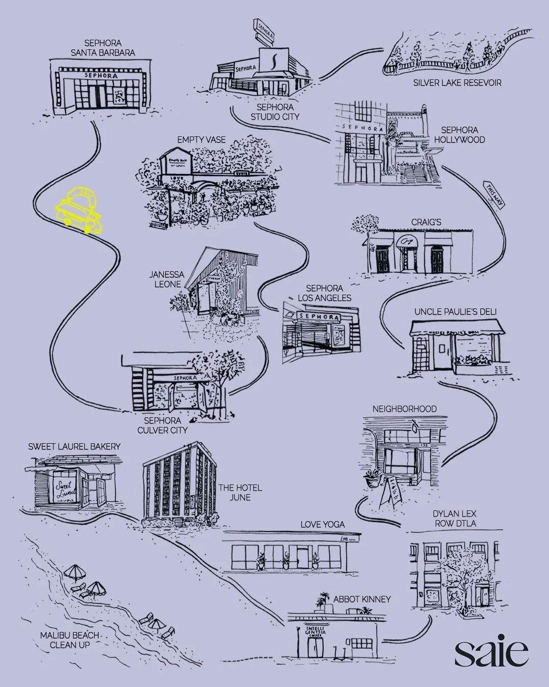                         Illustration for                                     Clean Beauty Brand SAIE