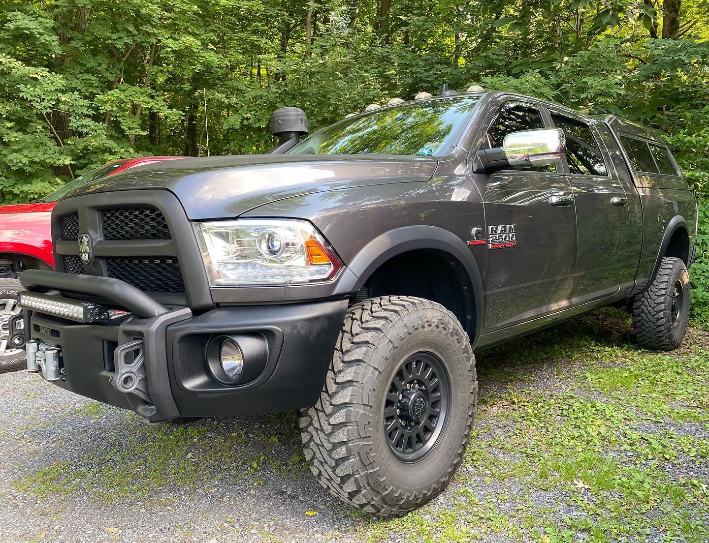 Always love seeing this beast stop by the shop 💪
.
.
.
#aev #ramtrucks #ram2500 #appautocare #newtripoli #aacoffroad