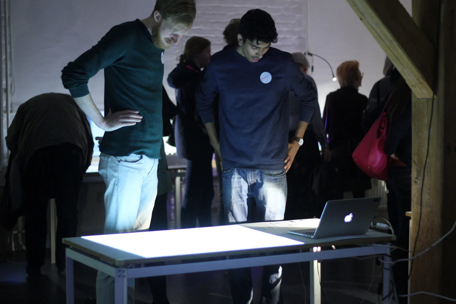 Sharing 'Maps in the Mind' with visitors at the CIID '17 Exhibition (Picture by Pierluigi Dalla Rossa)