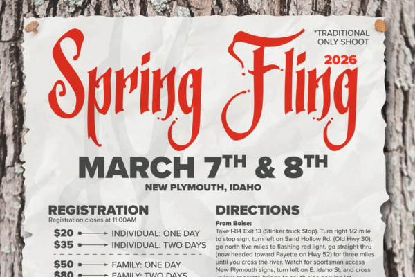 Affiliate Event: Idaho Traditional Bowhunters Spring Fling