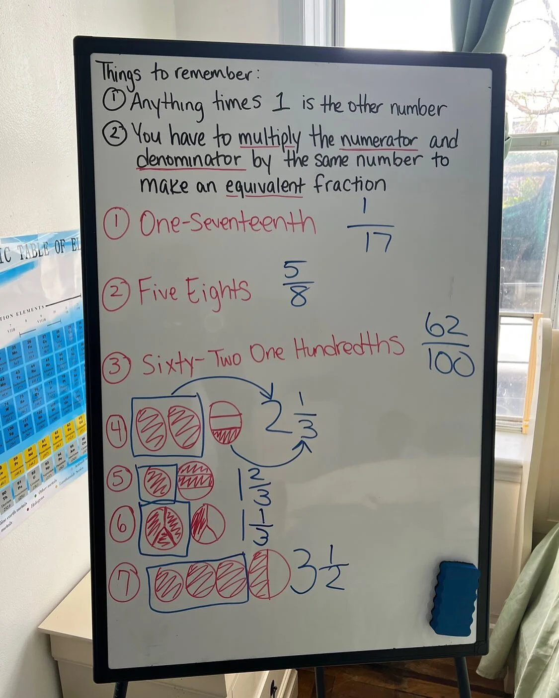 Throwback to an in-person session from this past school year. Fractions, fractions and more fractions! 

#math #mathtutor #nyctutor #fractions