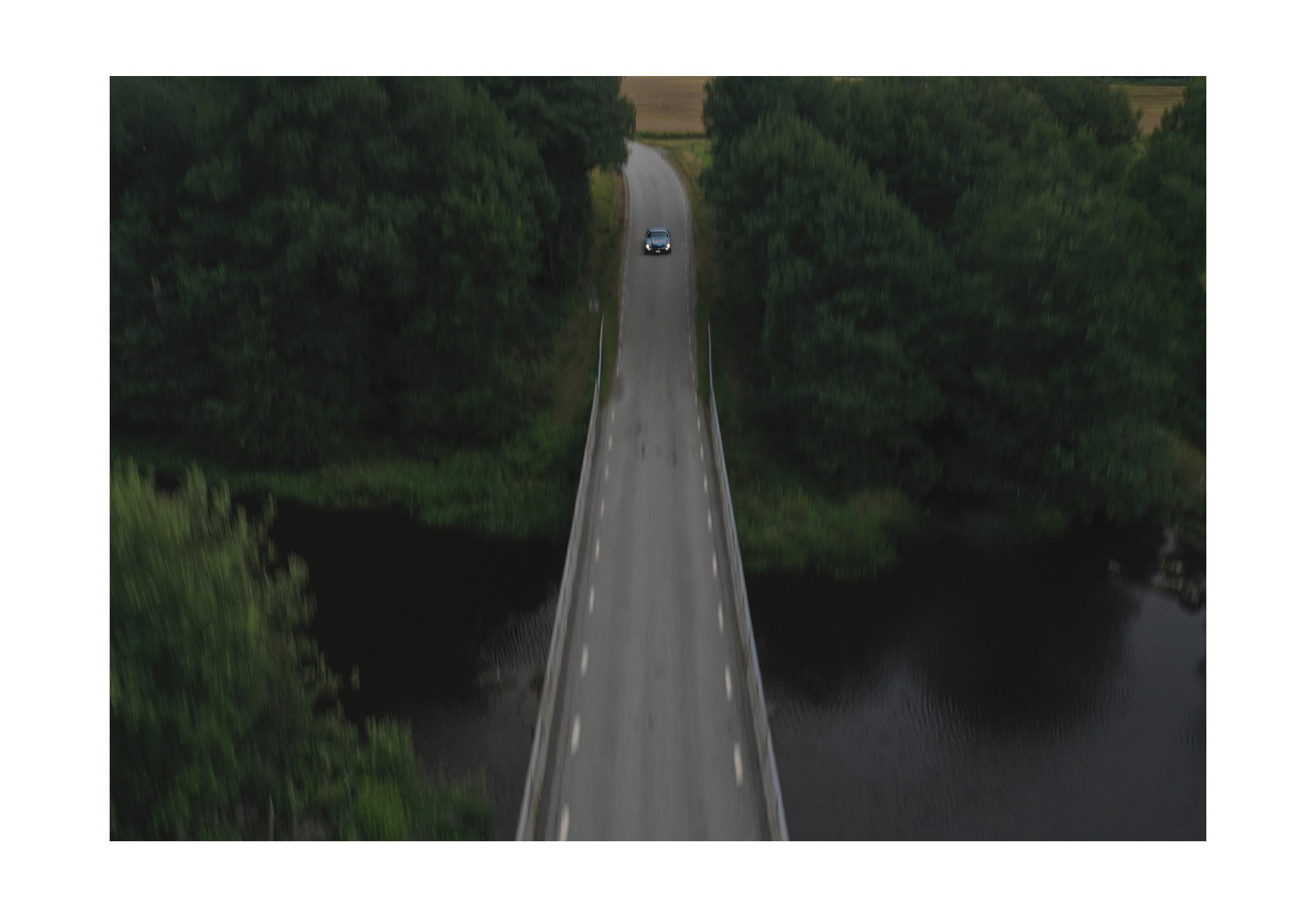 1973 Chevrolet Camaro Z28 crossing bridge