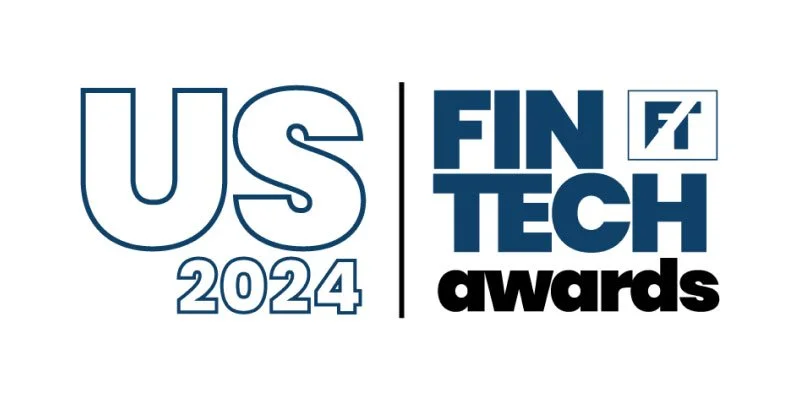US Fintech Awards 2024 logo with event name and date