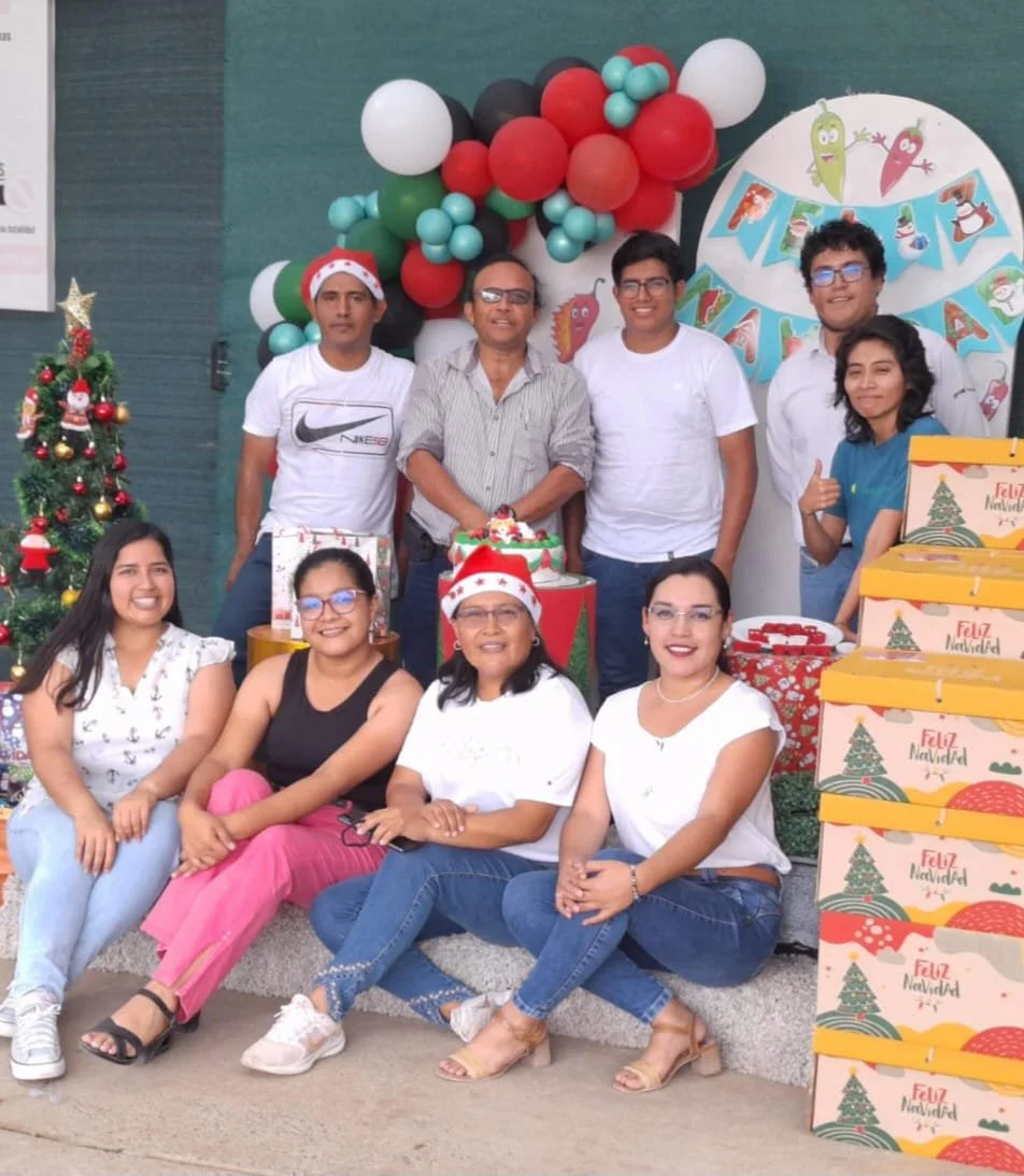 Team Pizca in Peru - 2023 Christmas celebration.