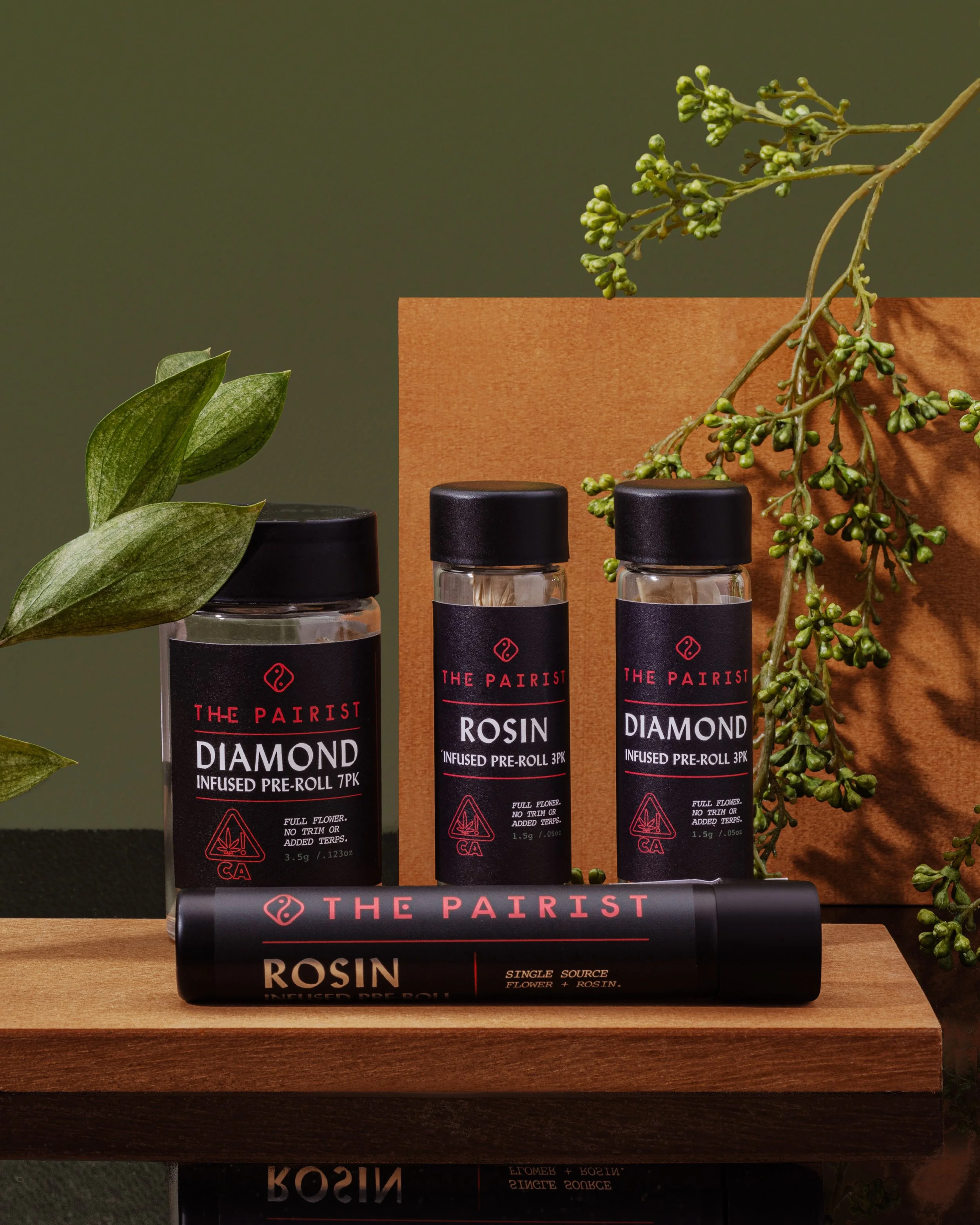 diamond infused rosin pre-roll near me fire high potency pre-roll california the pairist