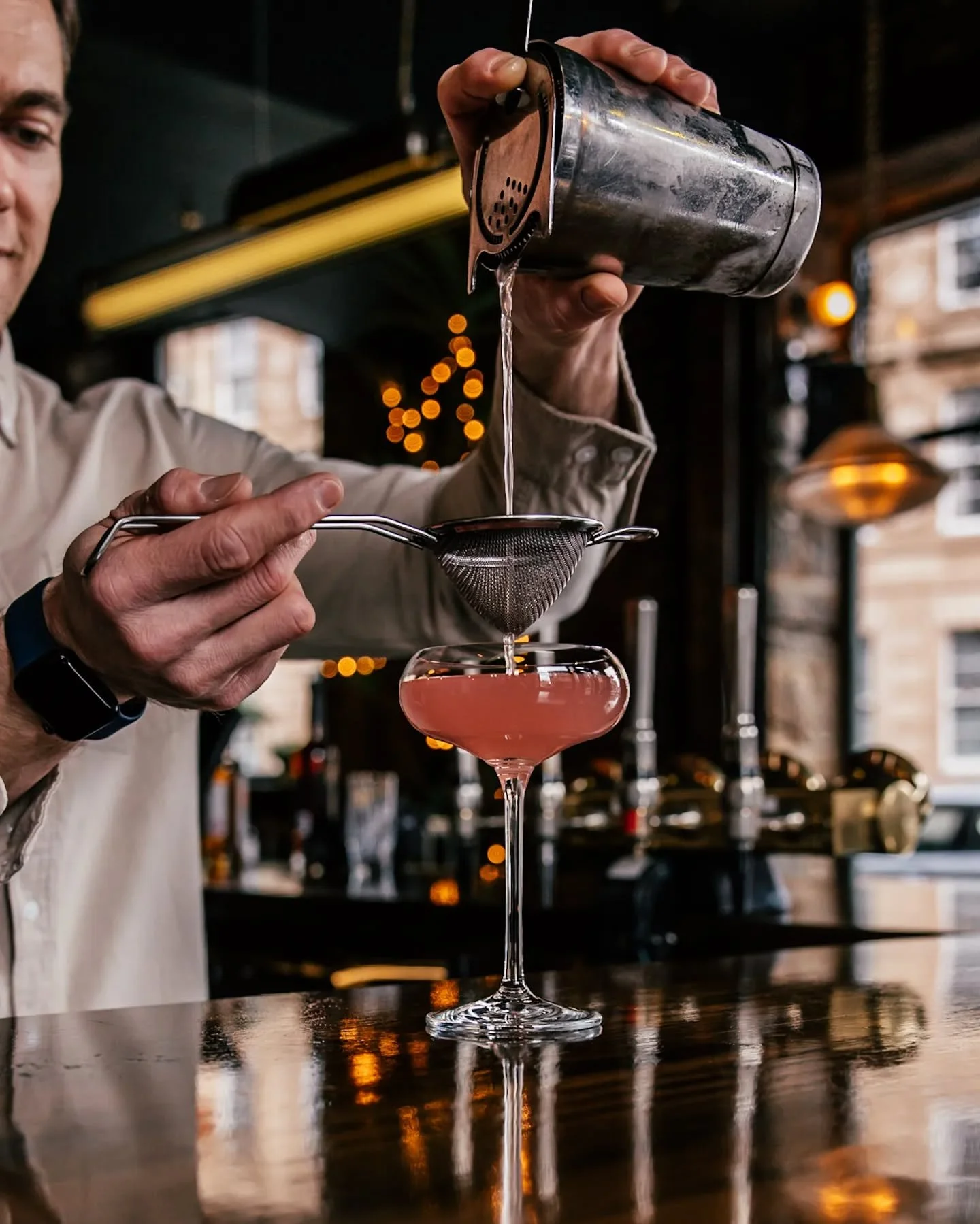Aurora in action - Ketel One vodka, elderflower, blueberry, and citrus solution⁠.⁣⁣
⁣