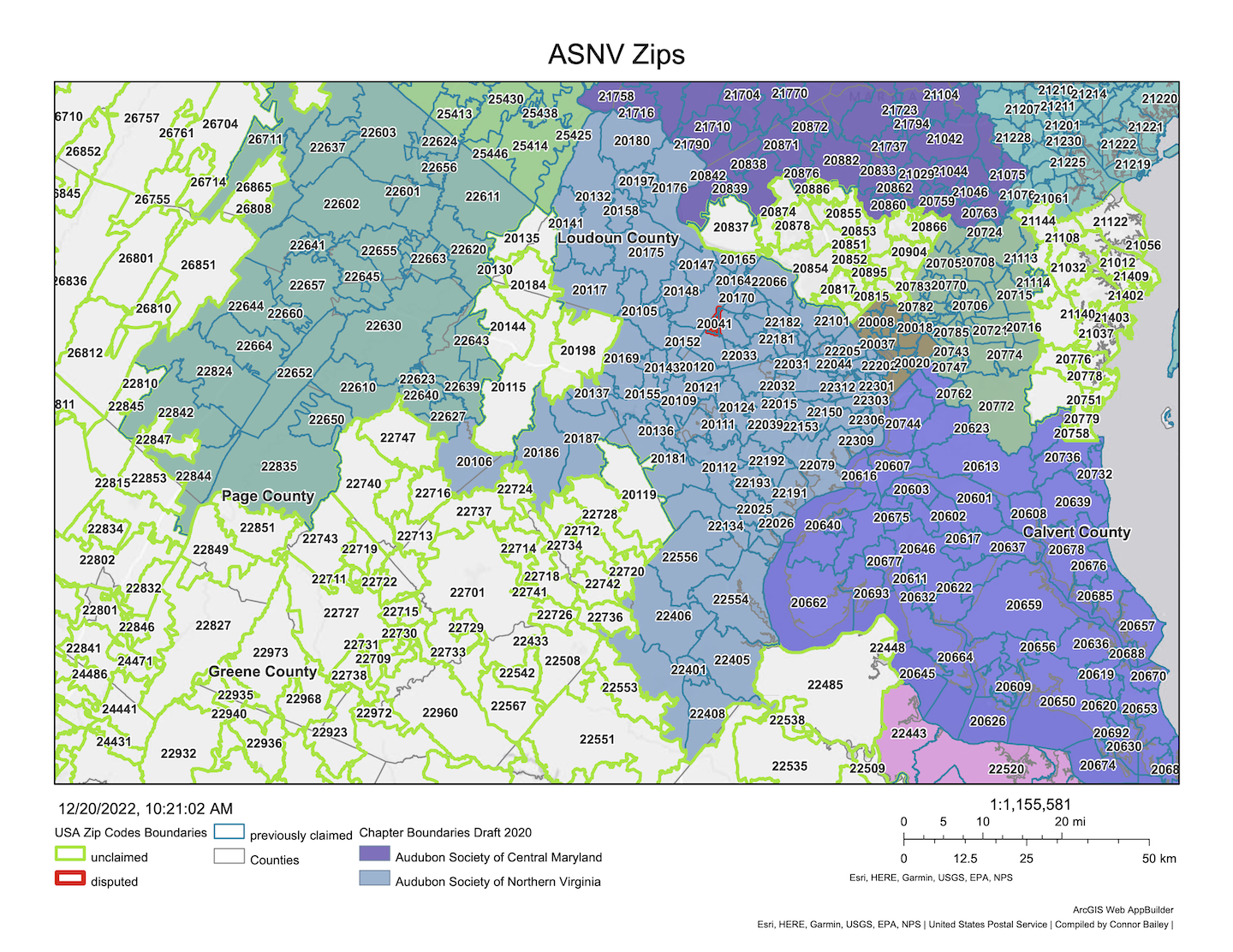 Territory — Audubon Society of Northern Virginia