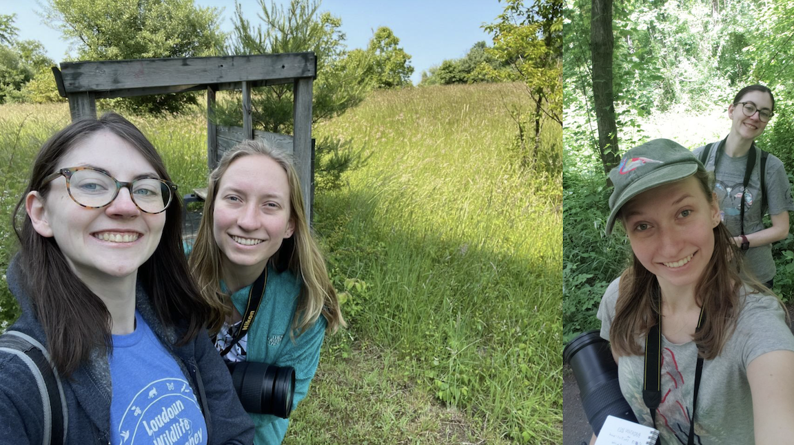  Team Bird Brains in the field. 