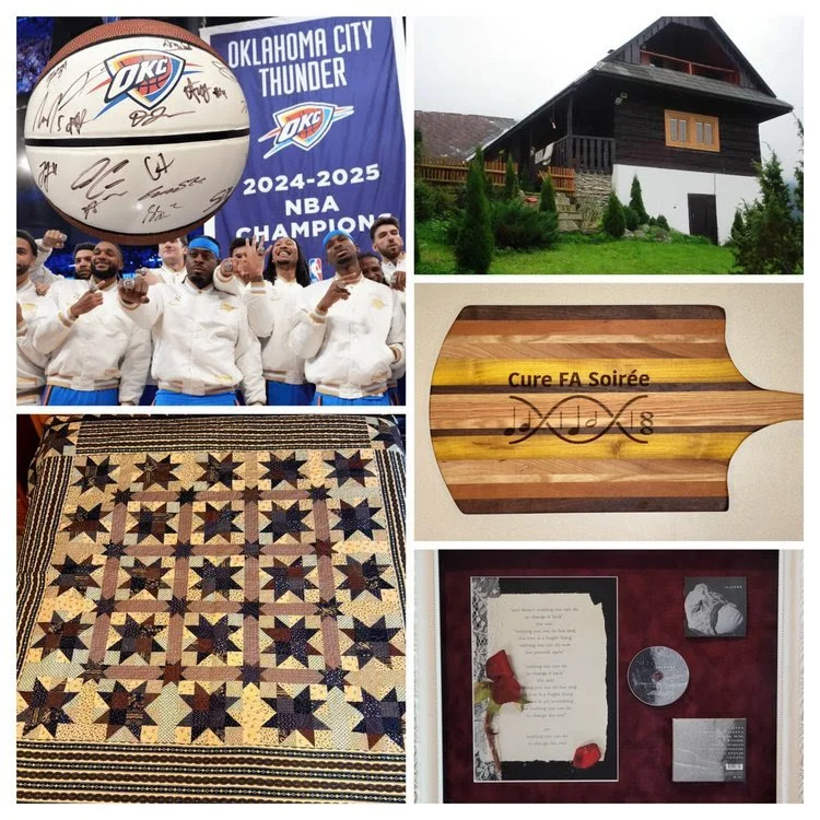 Cure FA Soirée Online Auction Opens for Select Items