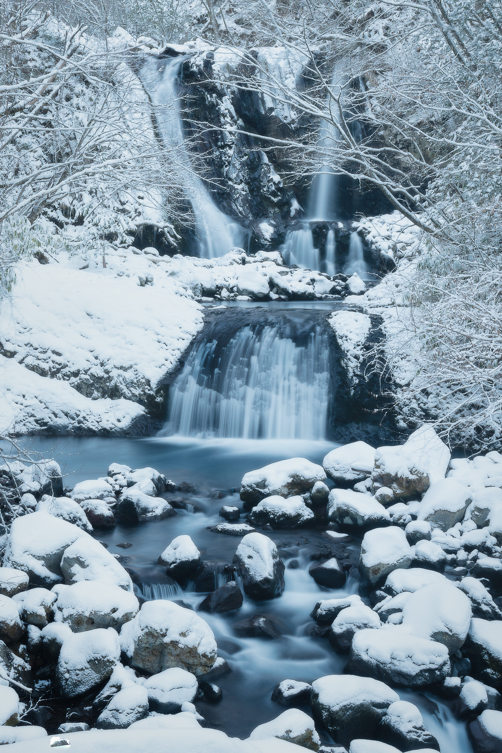 Komorebinotaki Falls in snow.jpg