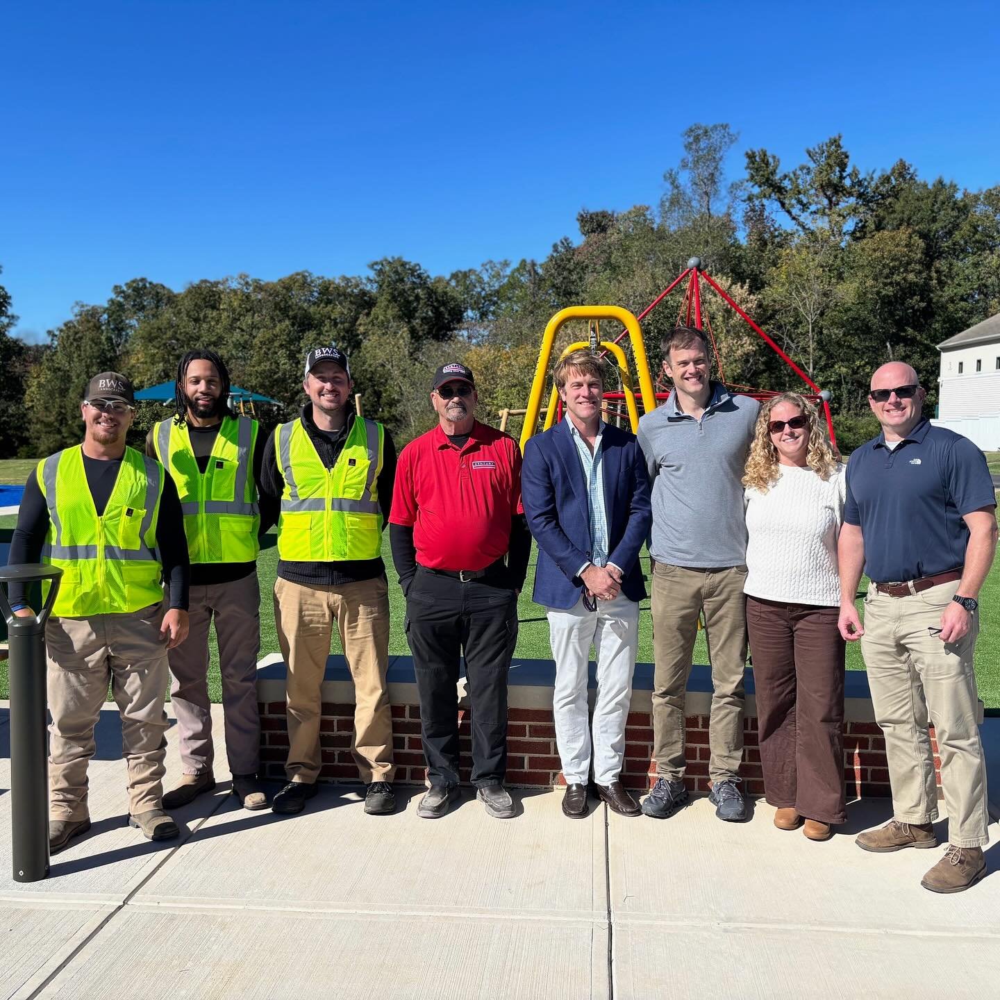 🌳✨ We&rsquo;re proud to have been part of @riverside_school exciting new Campus Center project! We handled the landscape renovation around the new playground, pavilion, and courts &mdash; helping create a beautiful, welcoming space for students and 