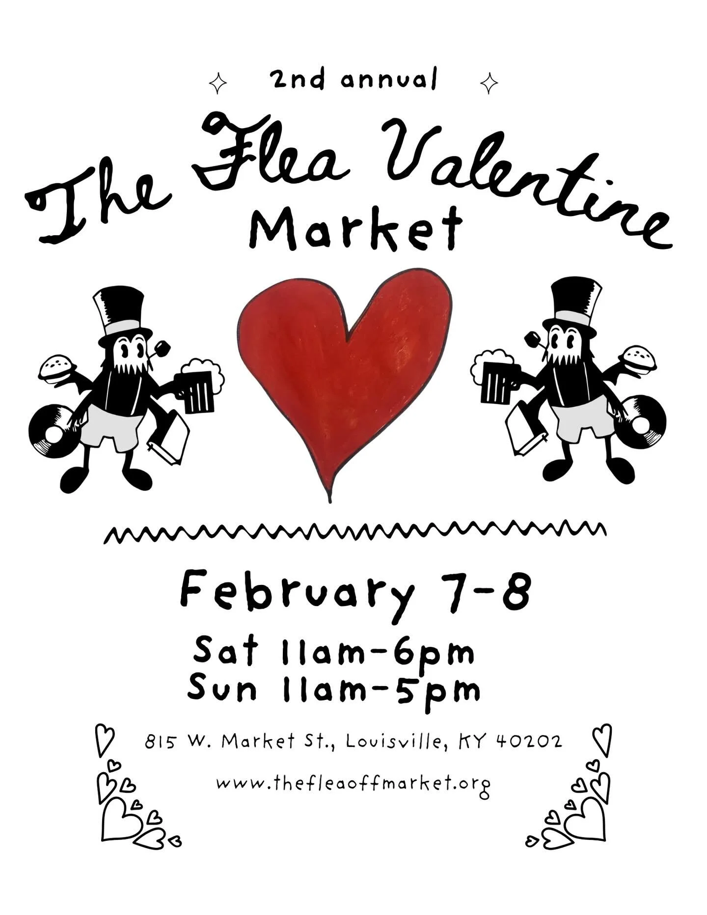 I&rsquo;m @thefleaoffmarket Valentines event this weekend 🖤🦉

The Glassworks Building
815 W. Market St.
Louisville, KY 40202

11-6 Sat
11-5 Sun