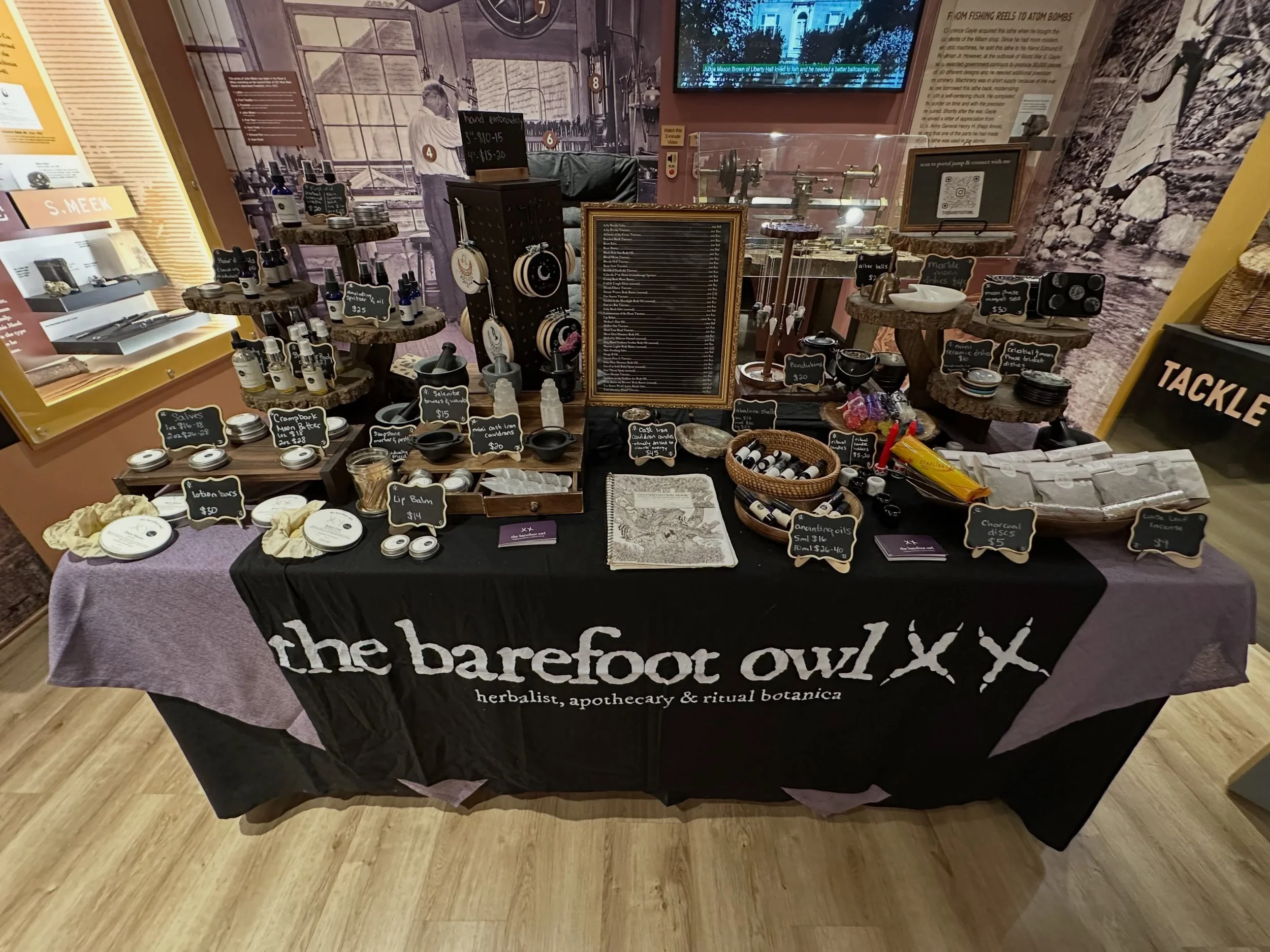 I&rsquo;m setup @capcitymuseum till 9p tonight. You can find me inside the crafting &amp; casting room with @lionheartcrystalshealing