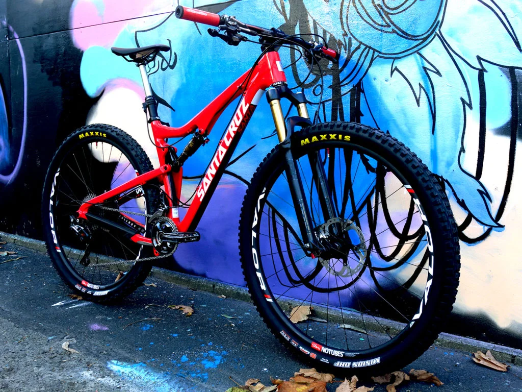 We built this absolute stunner to be an ultra light yet unbelievably versatile weapon. It may be light enough for XC short course races but this bike is designed for longer days and the trails a little less traveled. As we all know now it is much nicer to pedal a light bike after hours of back country fun and suffering but it also has to last those k’s as well. It was a great process putting this together as the customer was based in the South Island and together we carefully balanced out reliability and strength with weight over many emails and phone calls. We are super happy with how this one came out and know the owner will love it for many years and adventures to come.