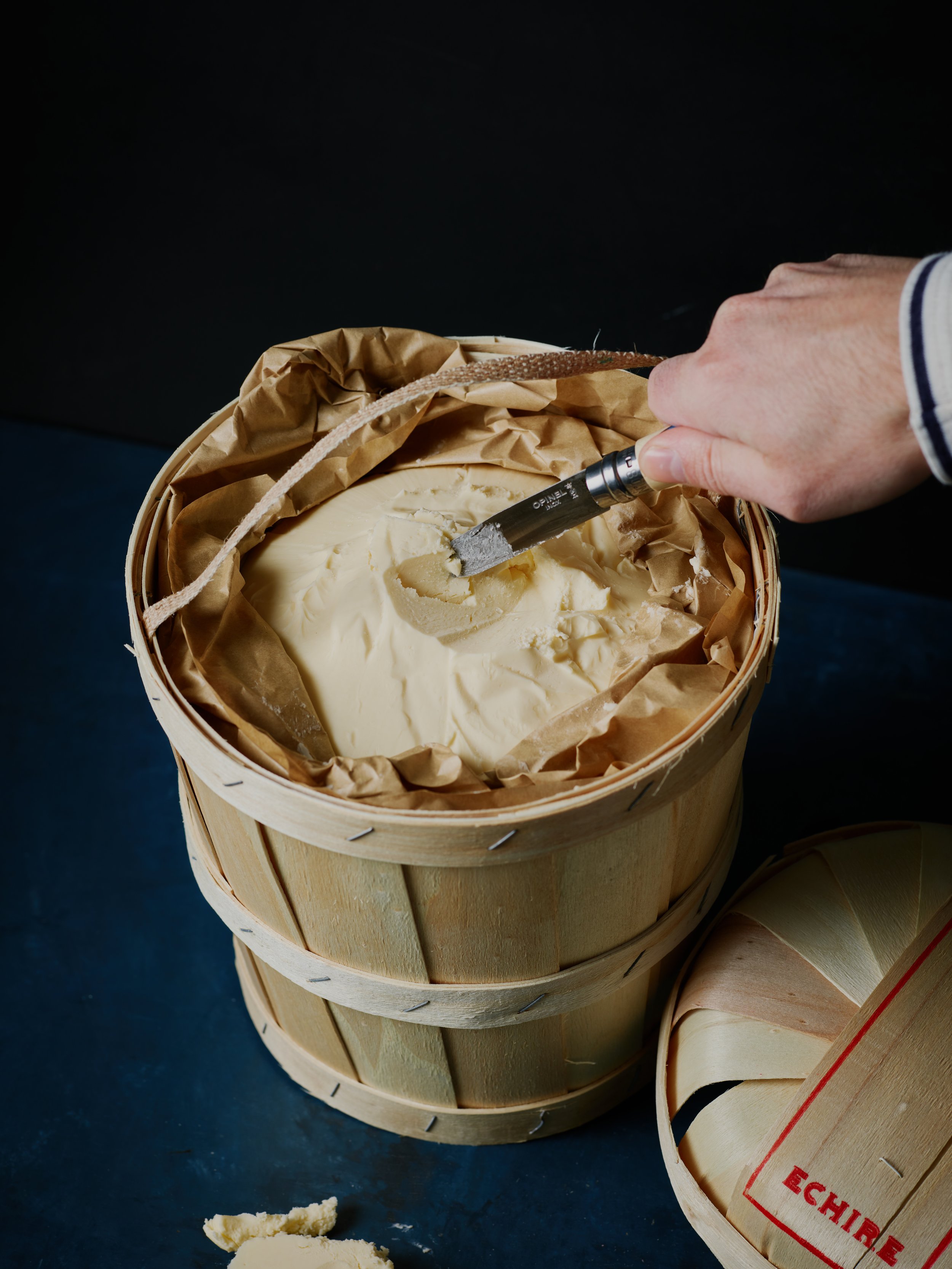 Rodolphe LeMeunier's Beurre de Baratte 5KG poplar wood basket