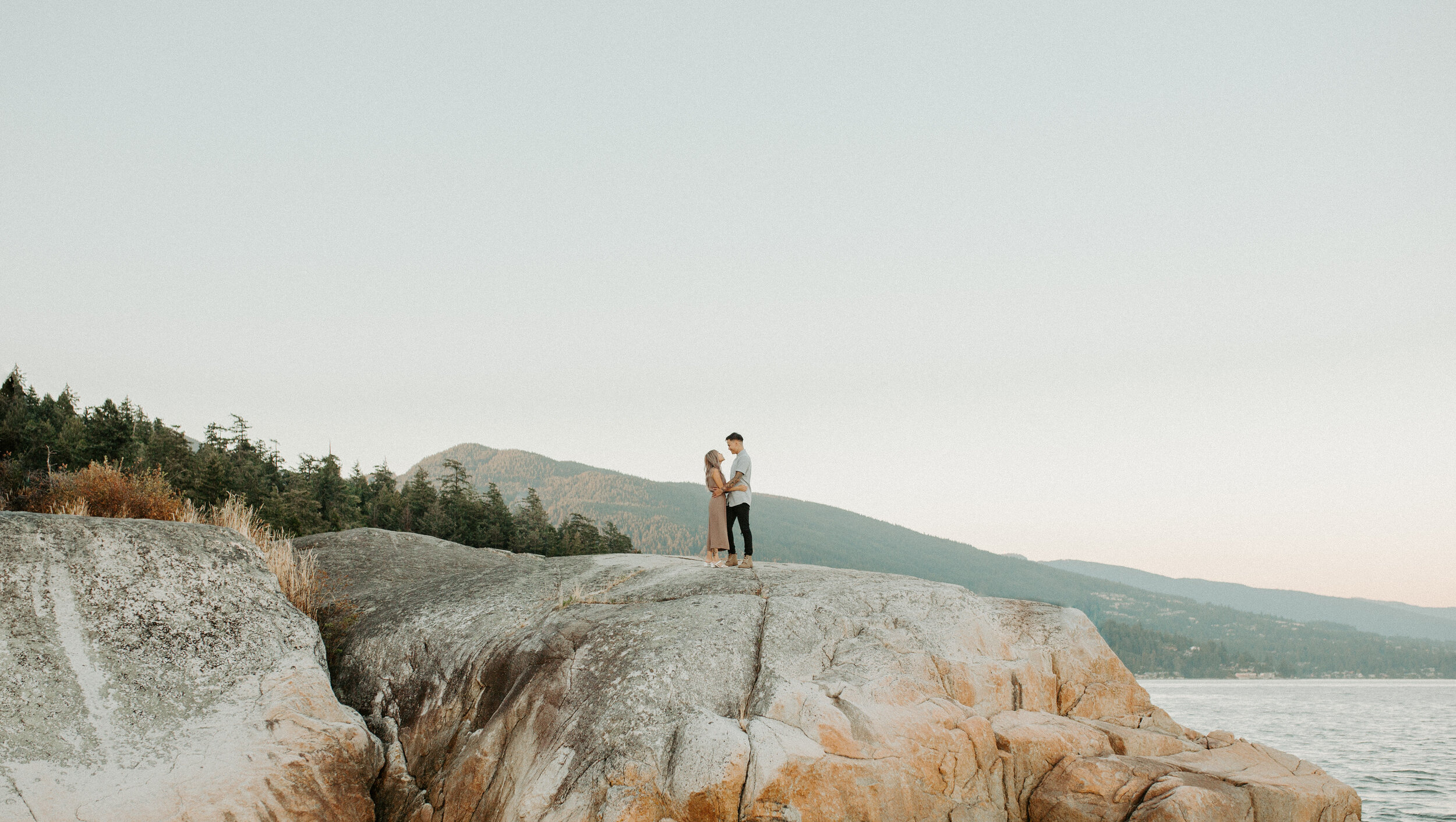 vancouver elopement photographer lighthouse park engagement session