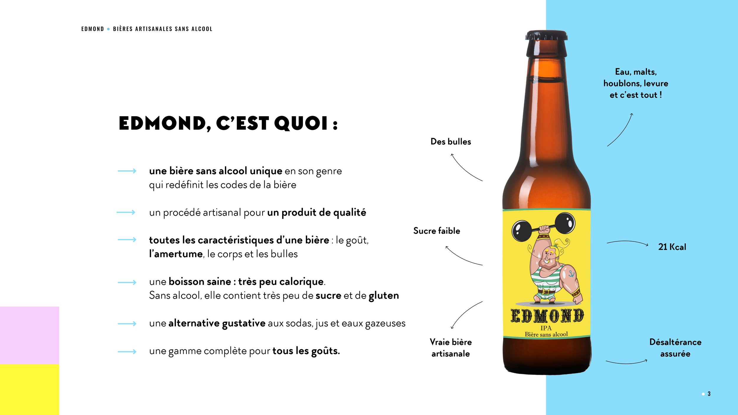 Edmond la bière sans alcool artisanale et françaises