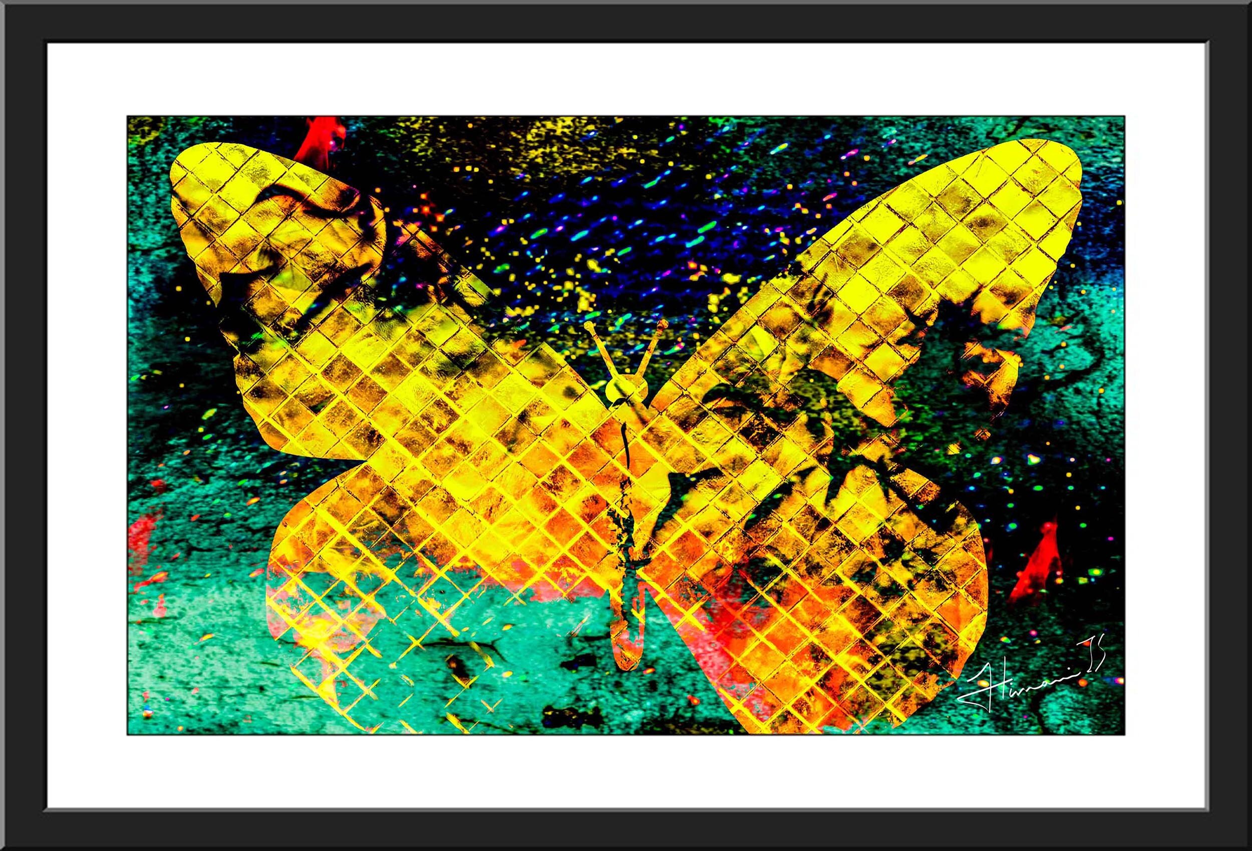 metamorphosis (golden) - picture framing (with anti-reflective glass)