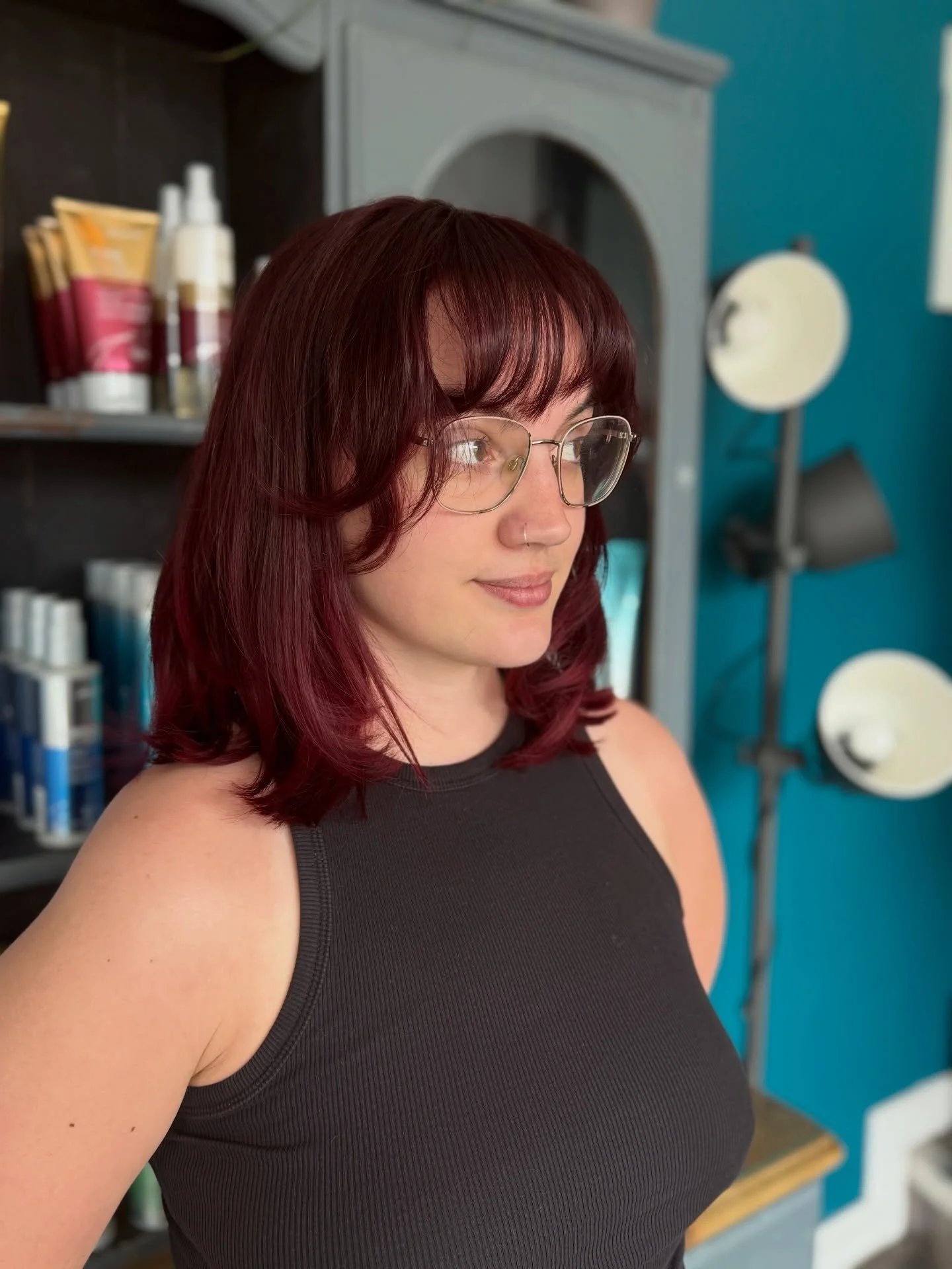 We can make you happier than they ever could 🍒💋 
#cherryredhair #lob #bedminstersalon #revengehair #redhairdontcare