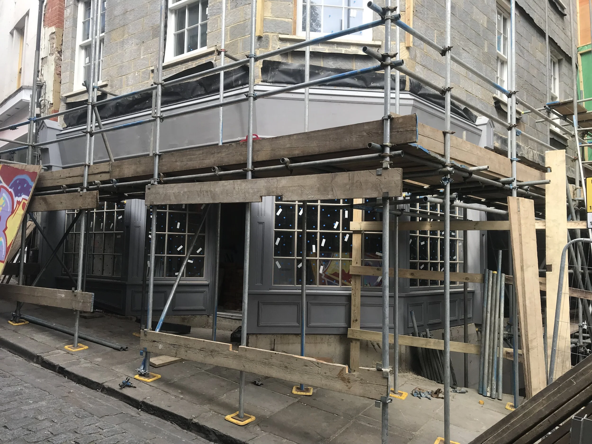 folklore building extrior scafolding.JPG