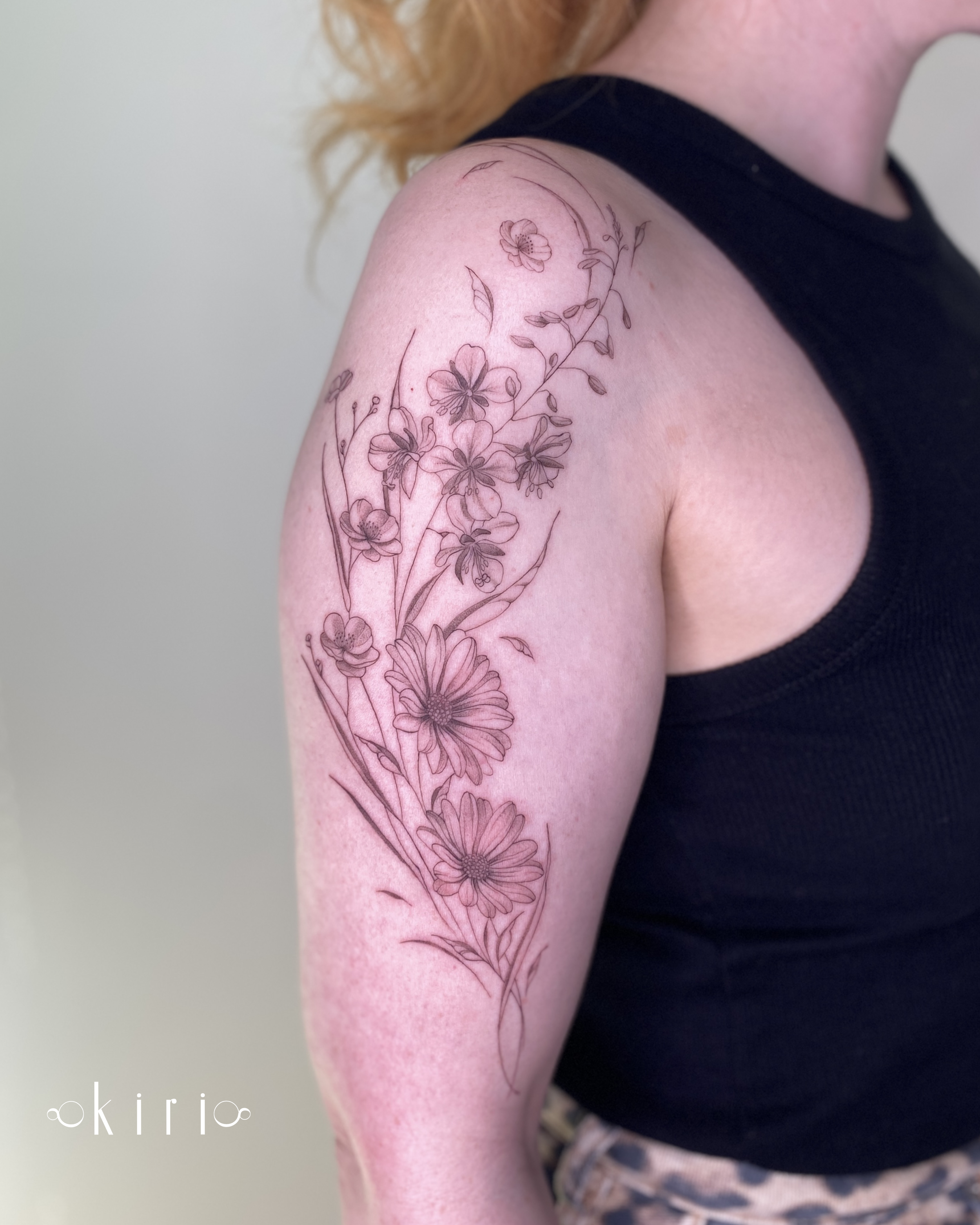 Birth-flowers-Buttercup-aster-fireweed-fine-line-tattoo-birmingham-uk.PNG