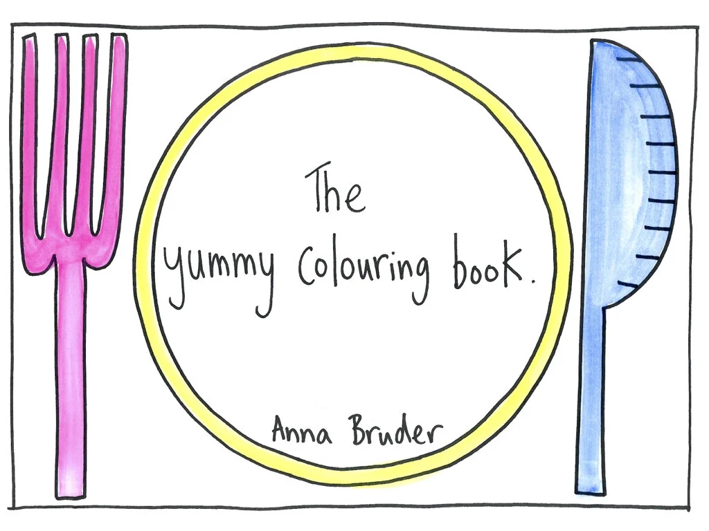 The Yummy Colouring Book