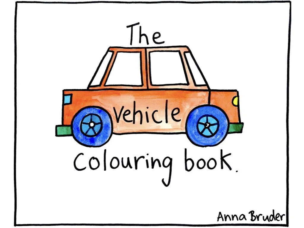 The Vehicle Colouring Book