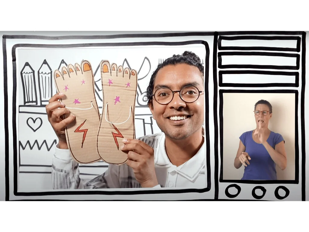 Anna and Arji's Broom Cupboard: How To Make Giant Feet