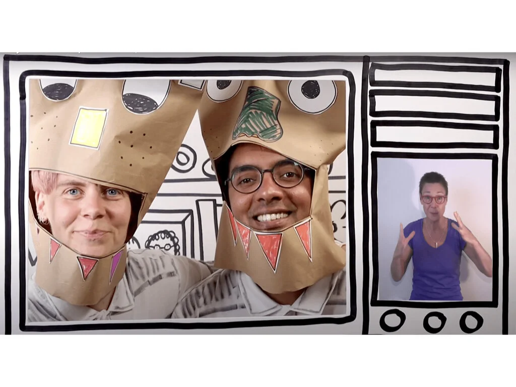 Anna and Arji's Broom Cupboard: How To Make a Monster Head!