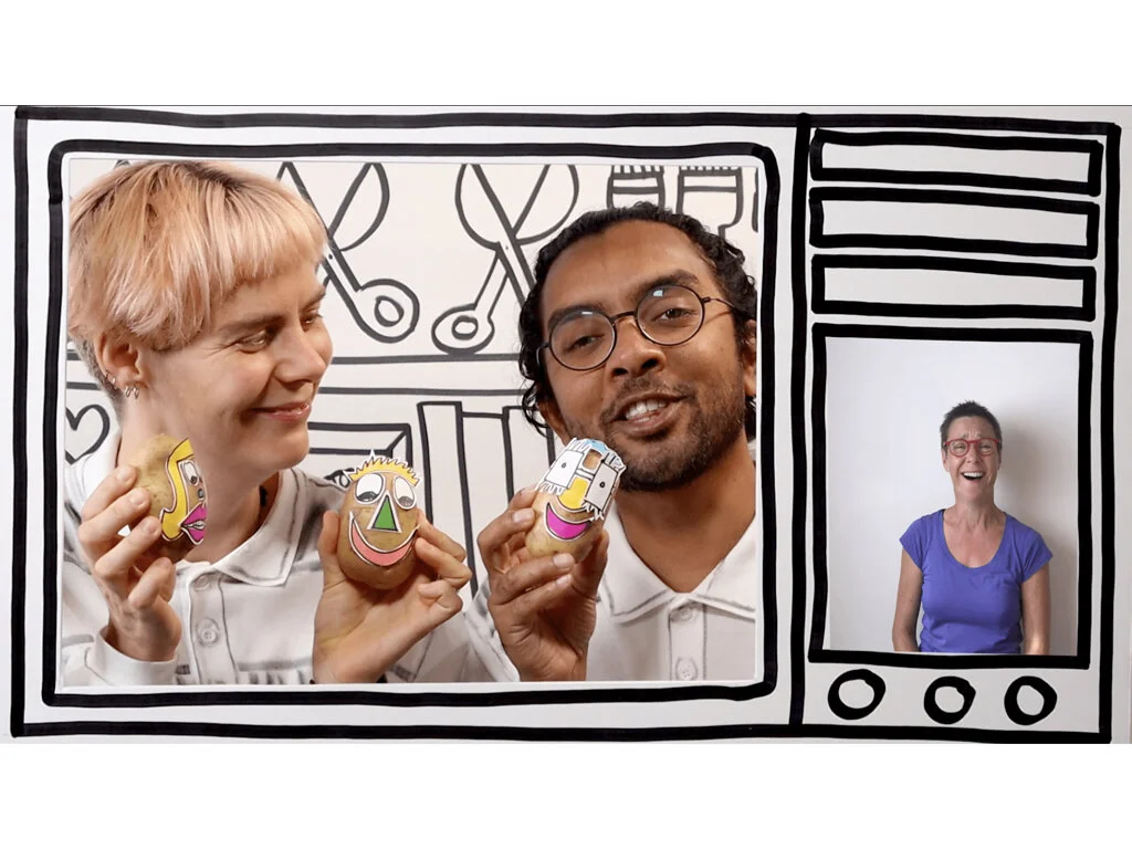 Anna and Arji's Broom Cupboard: How To Make A Potato Family