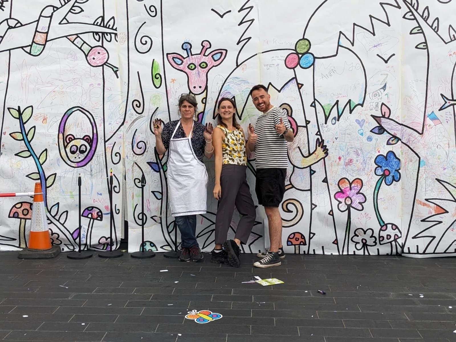 Giant Colouring Wall