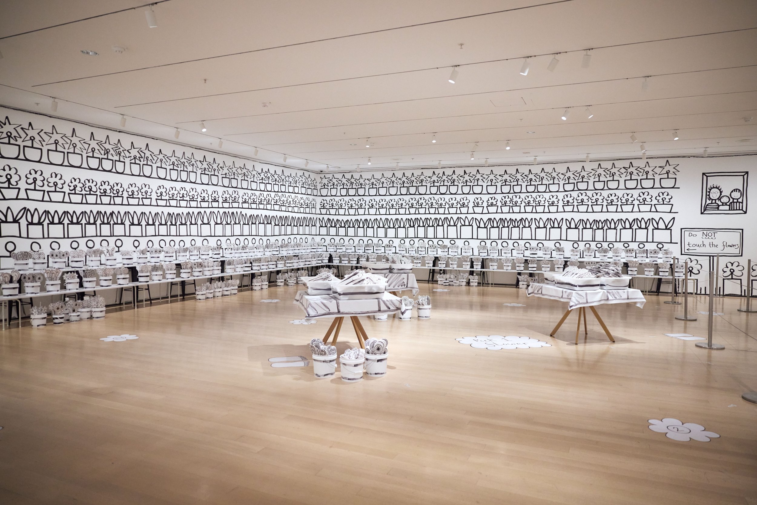 A Line Florist at Museum of Modern Art, New York 