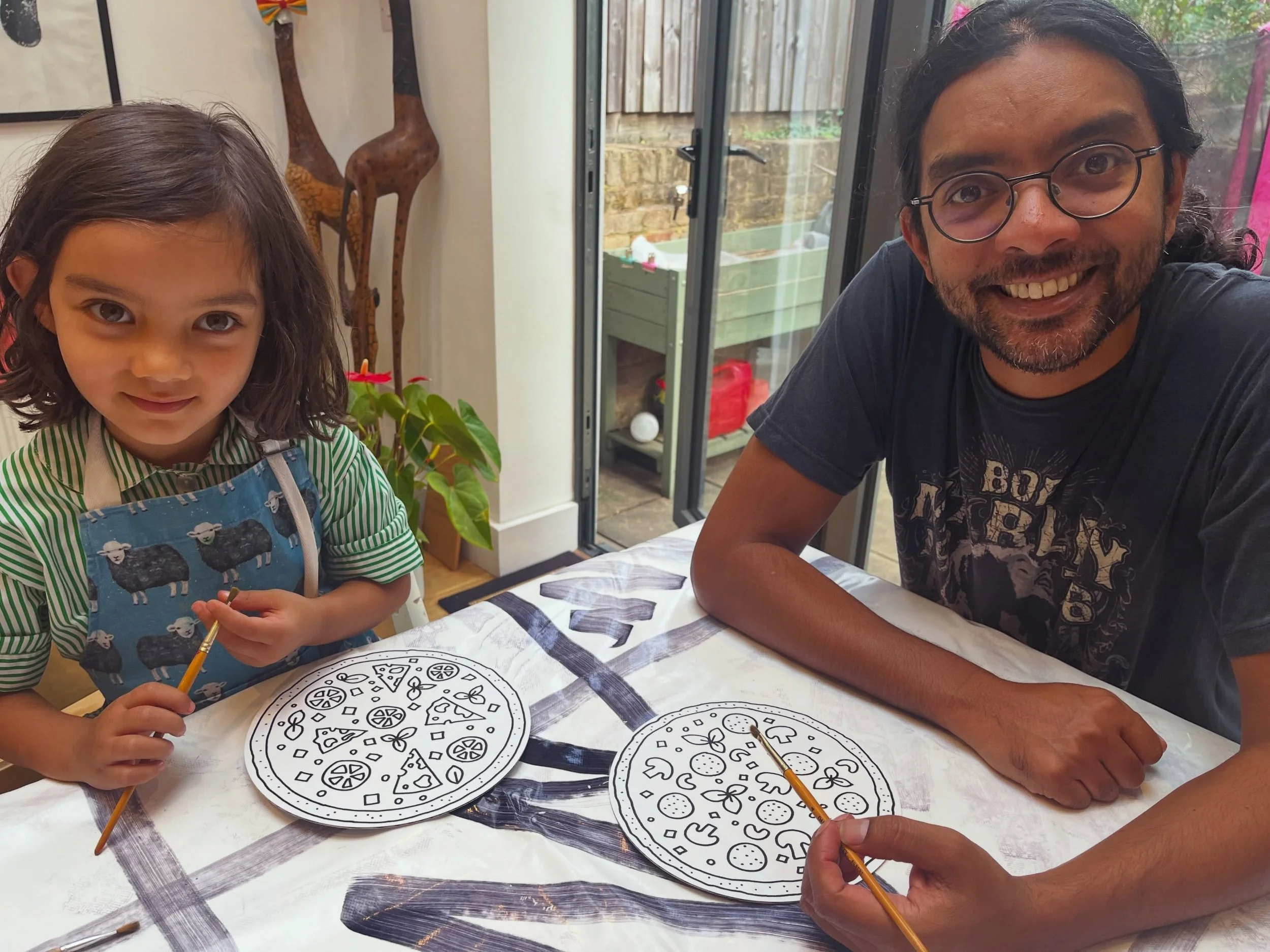 It&rsquo;s Pizza Party time! 🥳 #pizzaparty #readysteadycolor #alineart #pizza #coloryourpizza