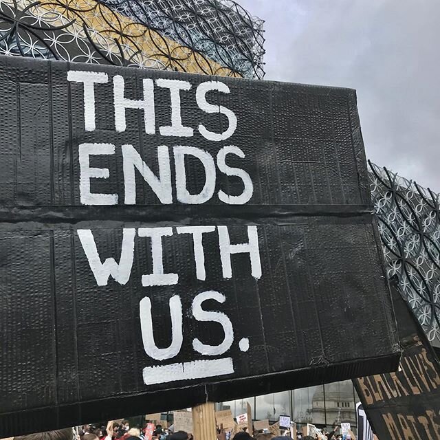 CHANGE TAKES COURAGE. Swipe to see pictures taken at Birmingham&lsquo;s march that took place yesterday.

SHOW UP. Stand in solidarity with the black community and take action 👇🏼 How?

UK MARCH DATES:
SATURDAY, JUNE 7TH 
London Parliament Square, 1