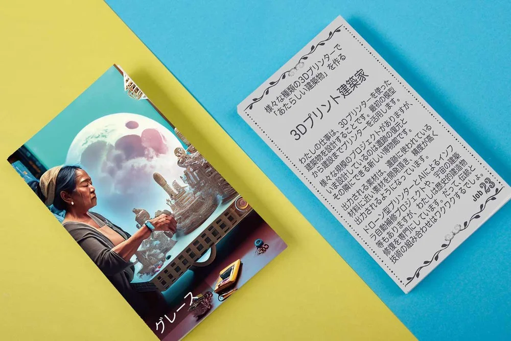  裏面の自己紹介を読んでロールプレイ 