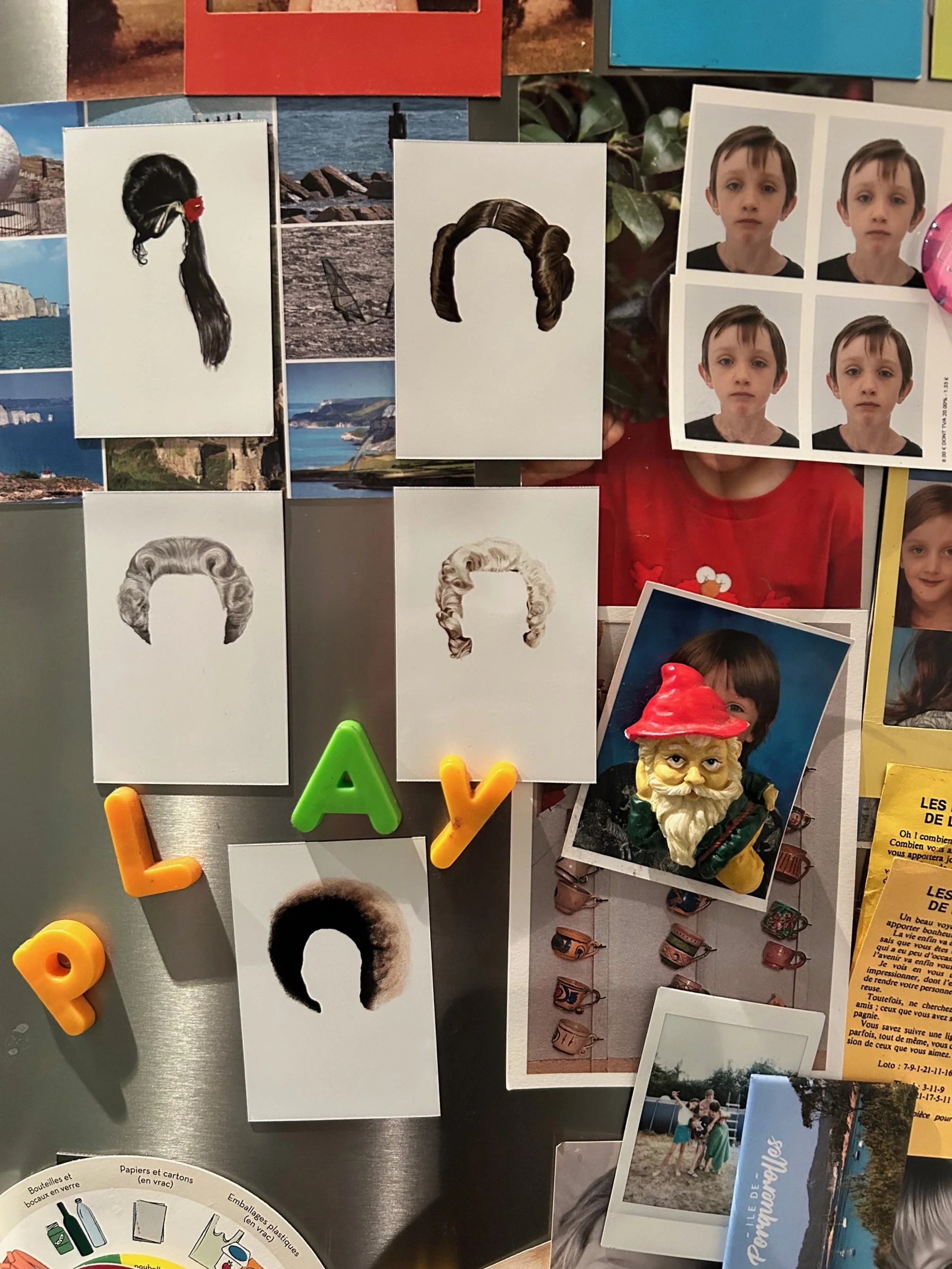 Ladies set of 5 magnets