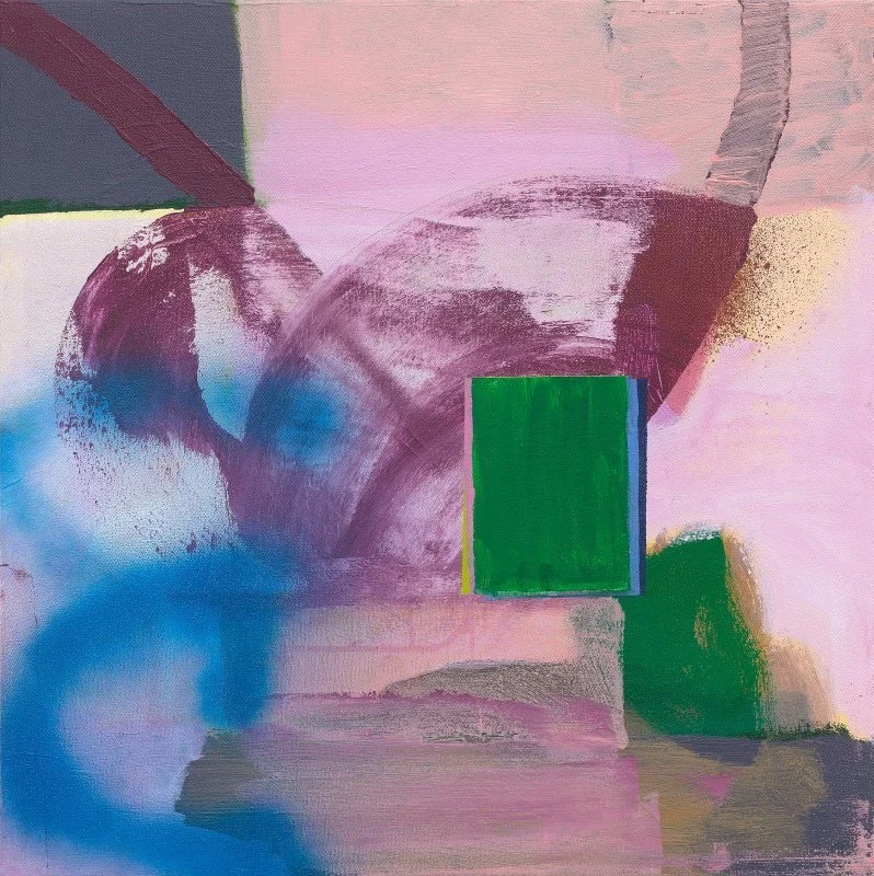 Gateway | Acrylic and spray paint on canvas 60cm x 60cm 2019 | Price available on request