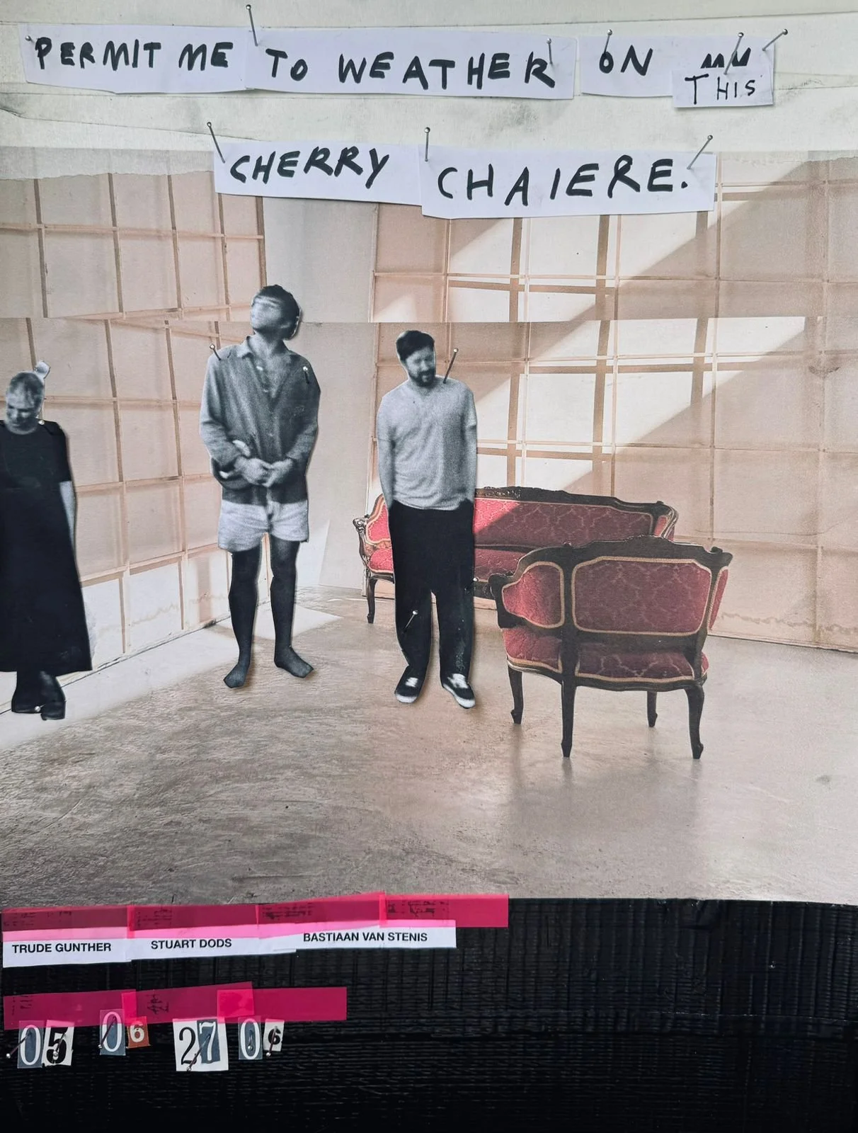 Permit me to weather on this cherry chaiere 