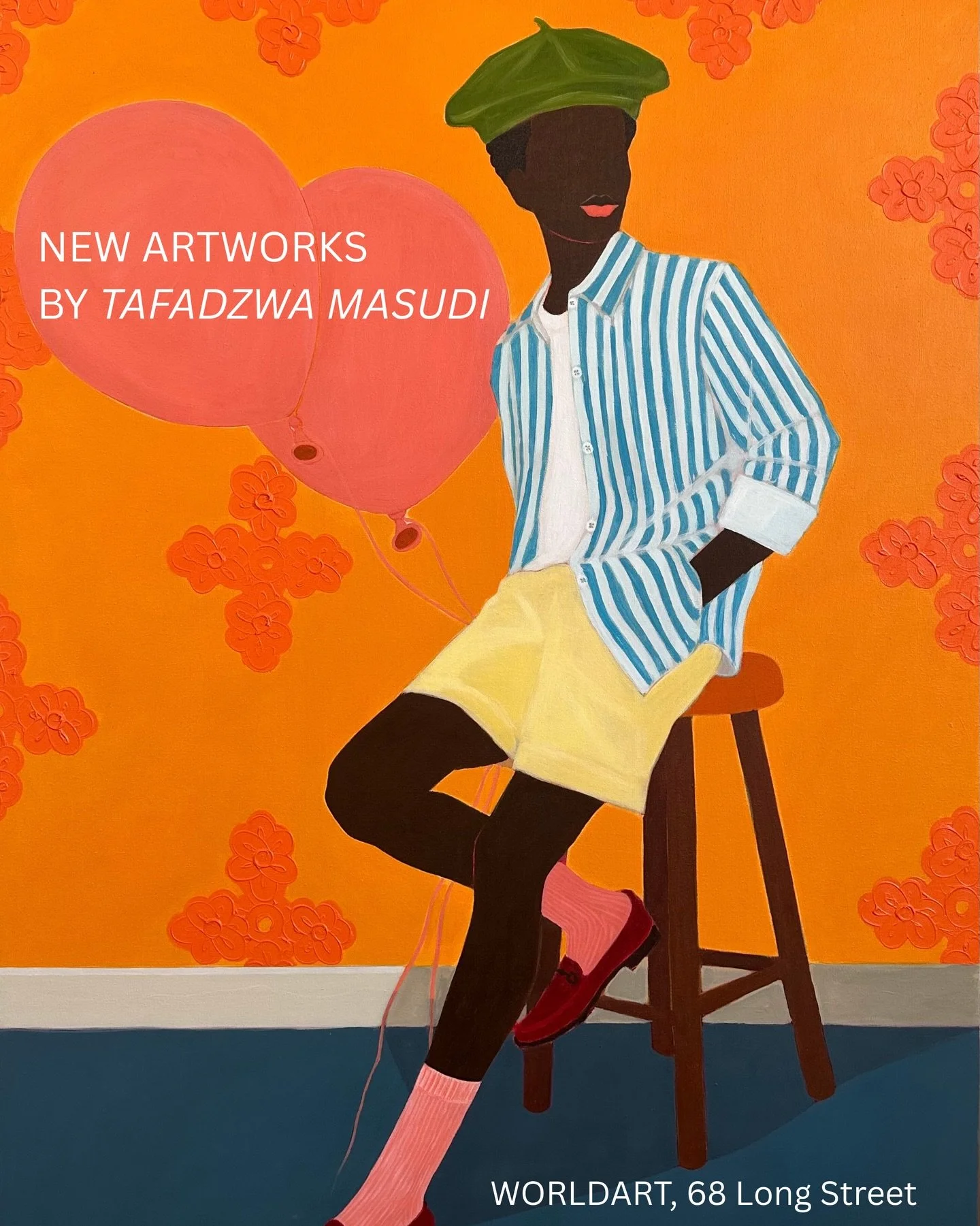 Just in: New artworks by Tafadzwa Masudi

Head to our website for more information, or stop by the gallery to view in person.

&ldquo;𝘏𝘪𝘴 𝘣𝘳𝘪𝘨𝘩𝘵𝘭𝘺 𝘤𝘰𝘭𝘰𝘶𝘳𝘦𝘥 𝘱𝘢𝘪𝘯𝘵𝘪𝘯𝘨𝘴 𝘥𝘦𝘱𝘪𝘤𝘵 𝘴𝘤𝘦𝘯𝘦𝘴 𝘧𝘪𝘭𝘭𝘦𝘥 𝘸𝘪𝘵𝘩 𝘣𝘢𝘭𝘭