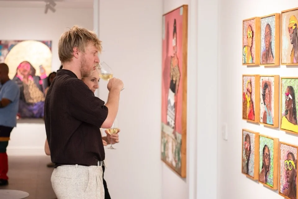 A few moments captured from the opening of Joel Mamboka&rsquo;s exhibition.

𝙏𝙝𝙚 𝙄𝙡𝙡𝙪𝙨𝙞𝙤𝙣 𝙤𝙛 𝙀𝙖𝙨𝙚
a solo exhibition by Joel Mamboka 
5-26 February 2026

📍WORLDART, 68 Long Street