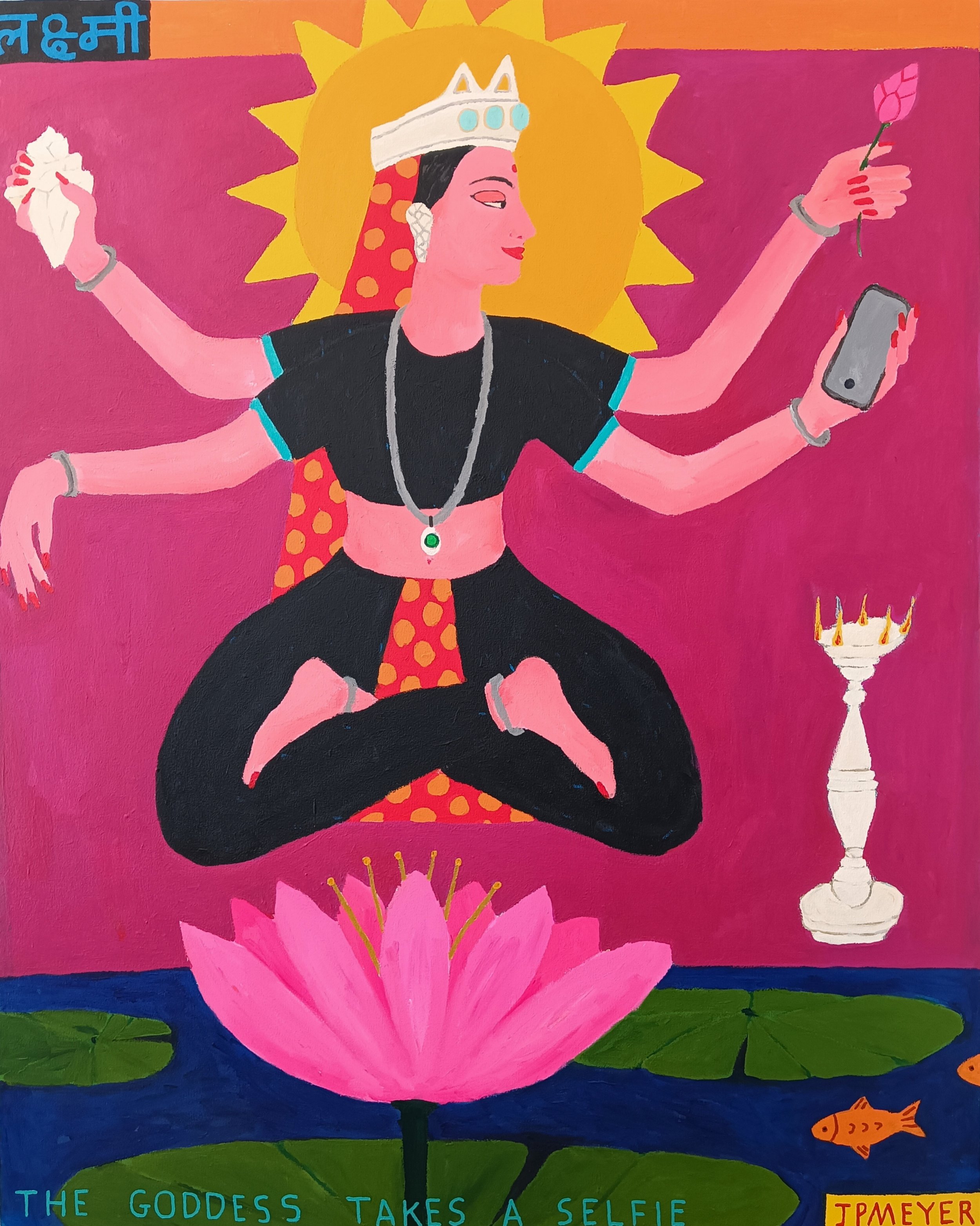 The Goddess takes a selfie