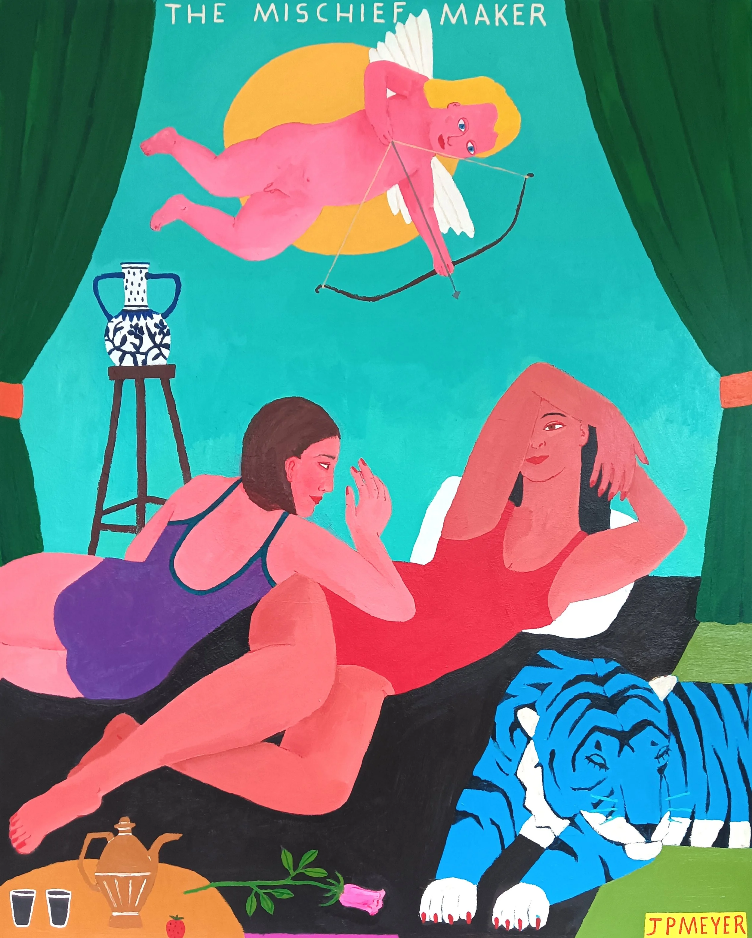 WORLDART_JP Meyer_Tinder in the time of gods and mortals_Acrylic on canvas_150x120m.jpg