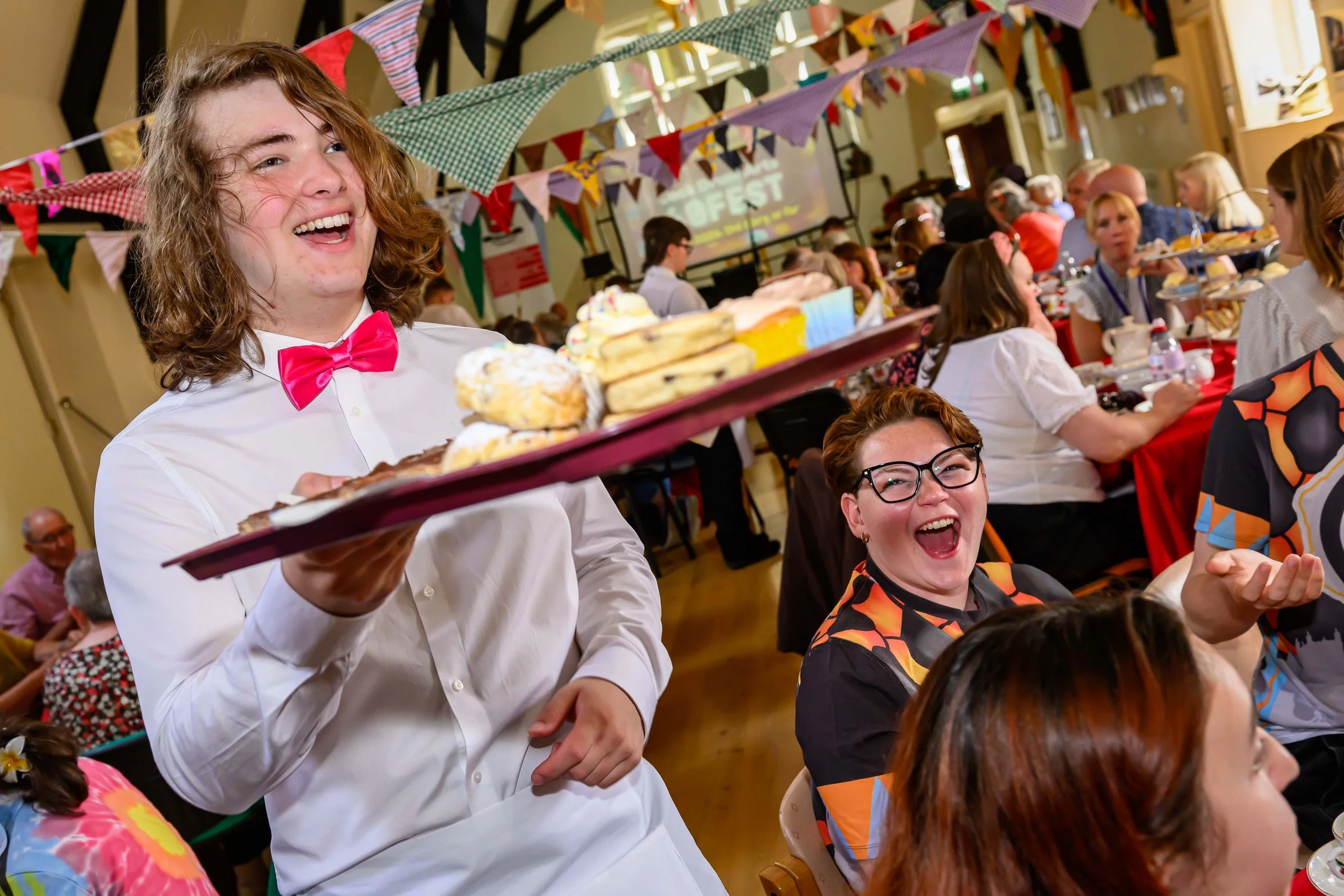 Celebrating 40 years of Jack Drum Arts with a cream tea!