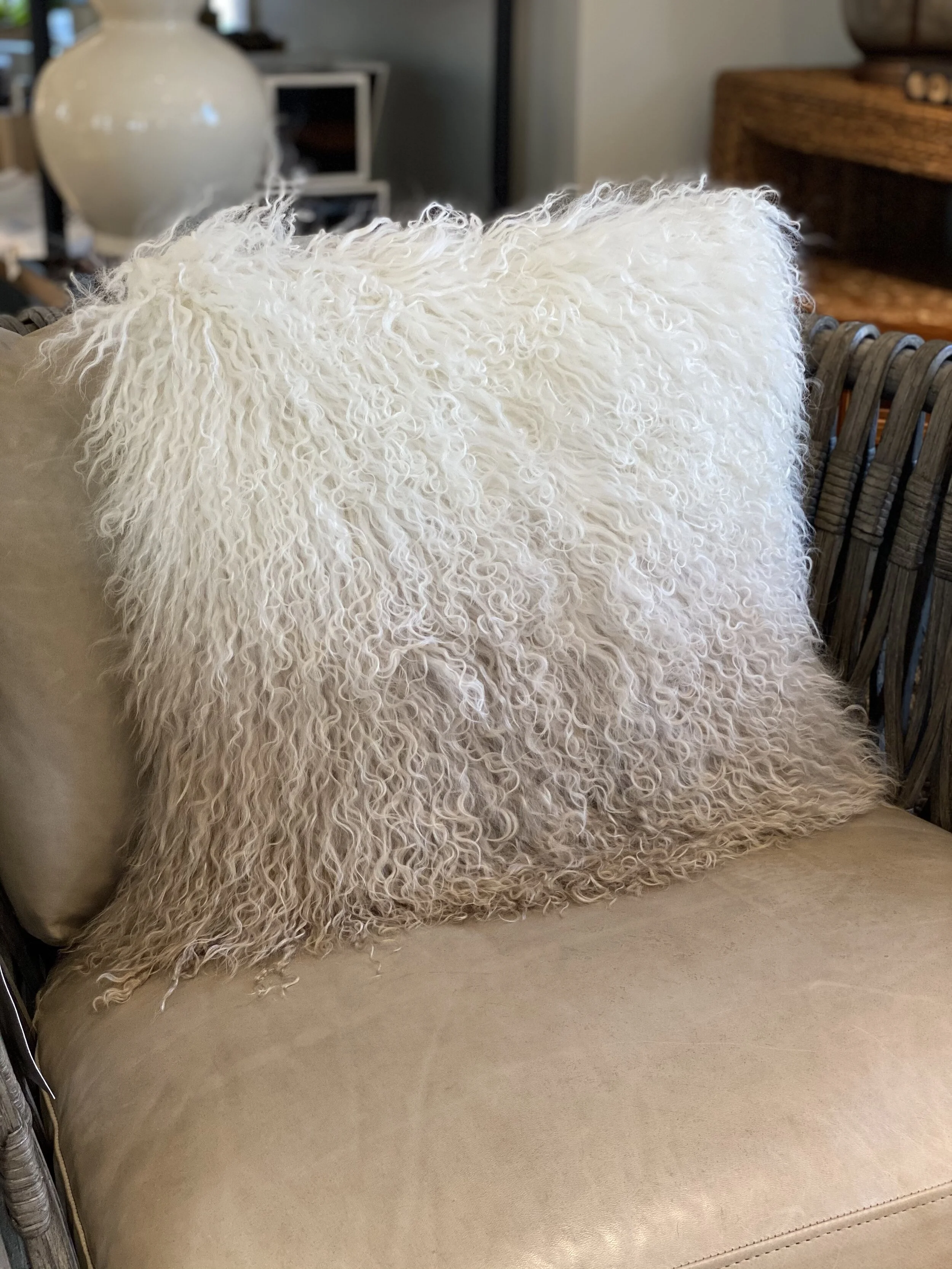 Ombre Lamb Pillow