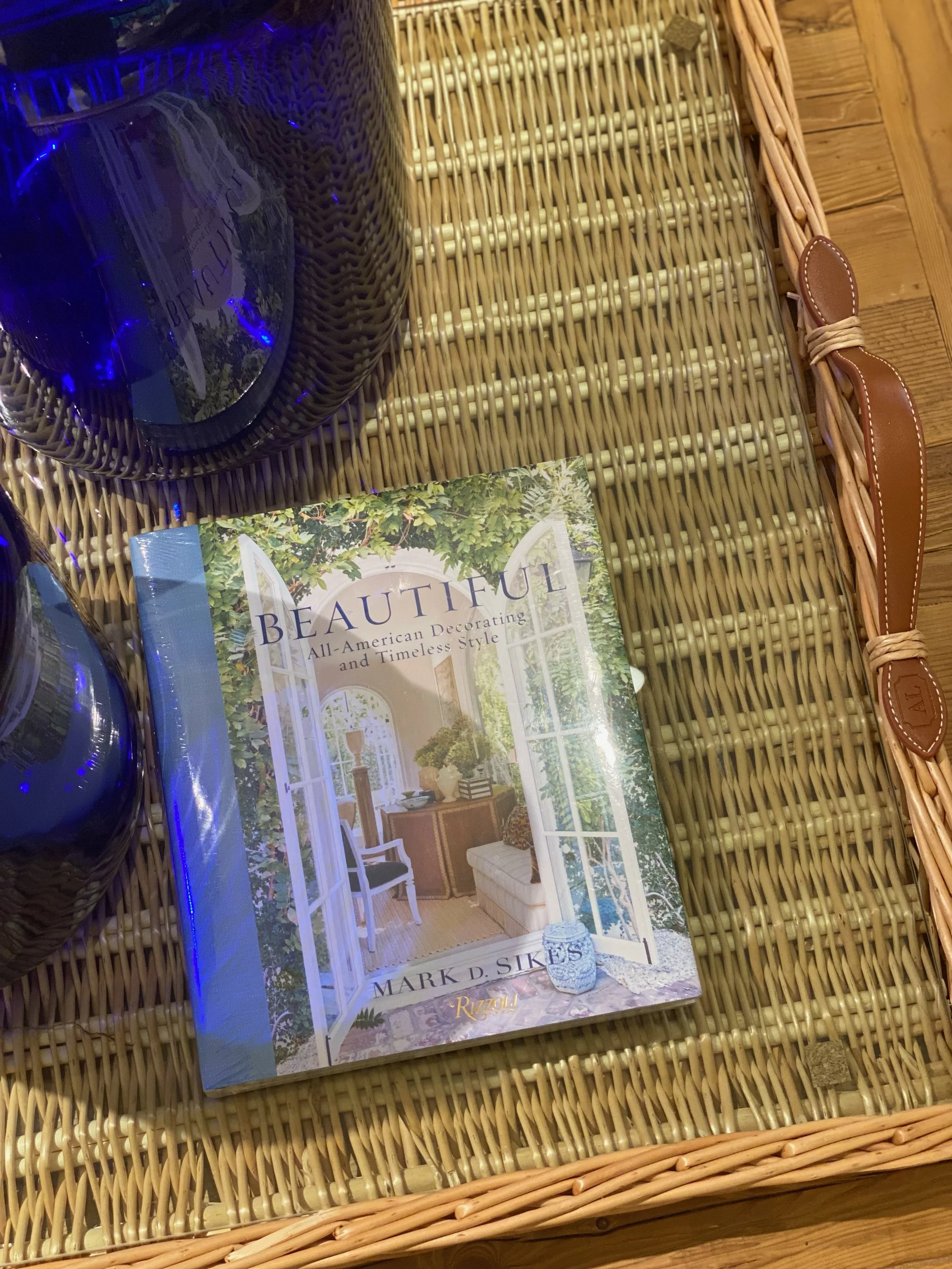 Wicker Coffee Table Tray