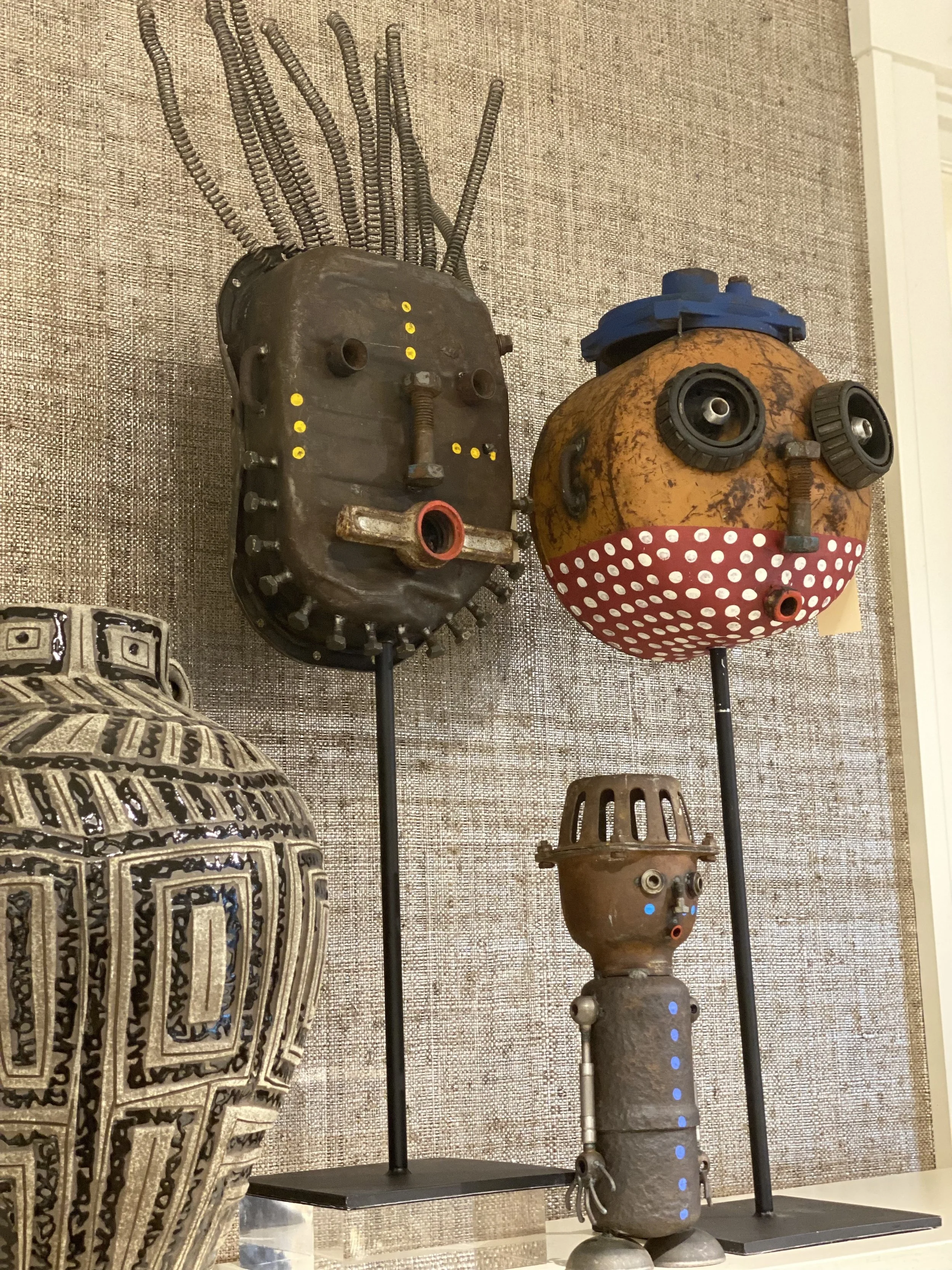 Rustic Robot Objects